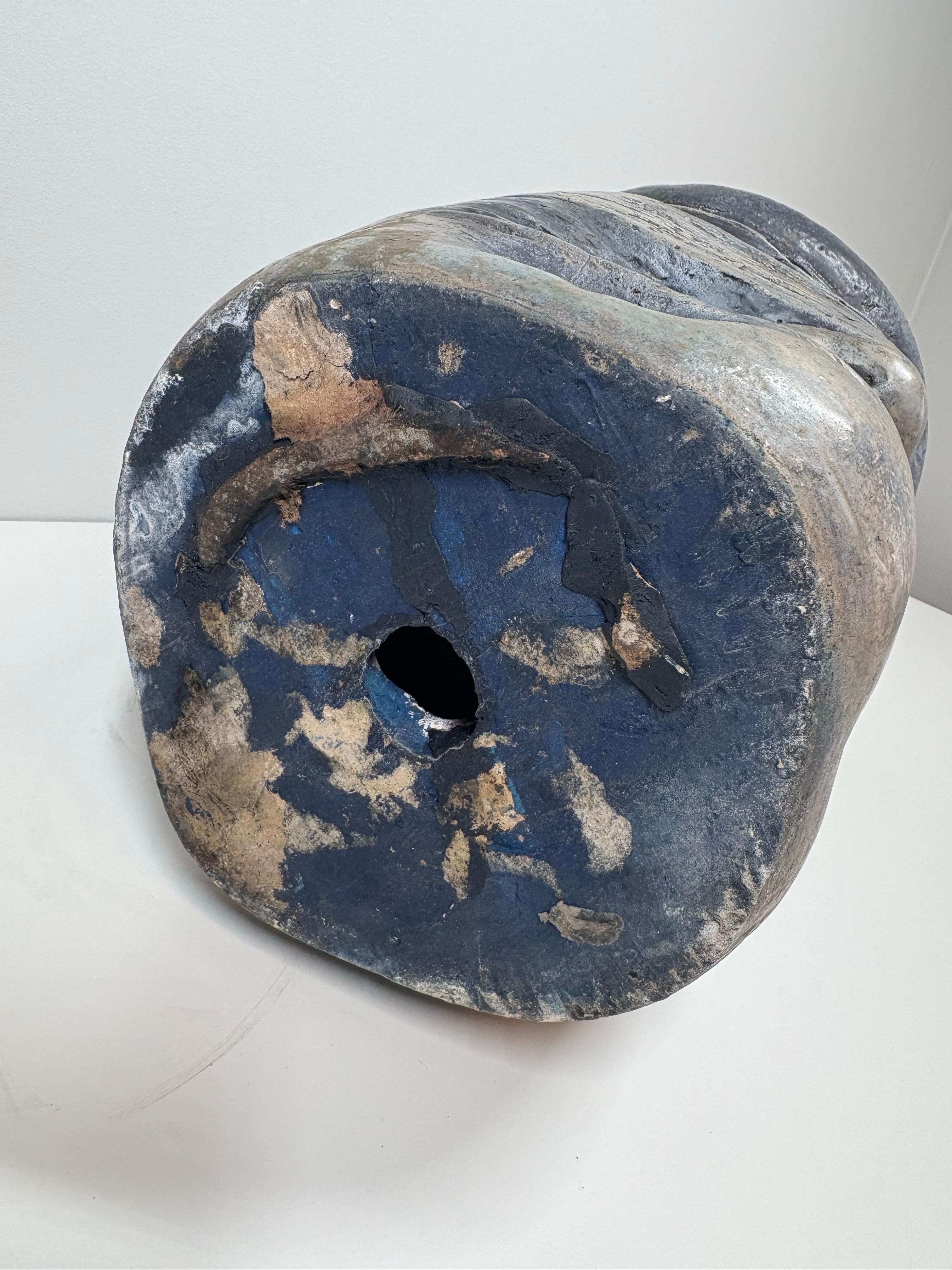 Elio Ortiz ( b.1944-), a large brutalist ceramic sculpture , 1985 in vendita 4