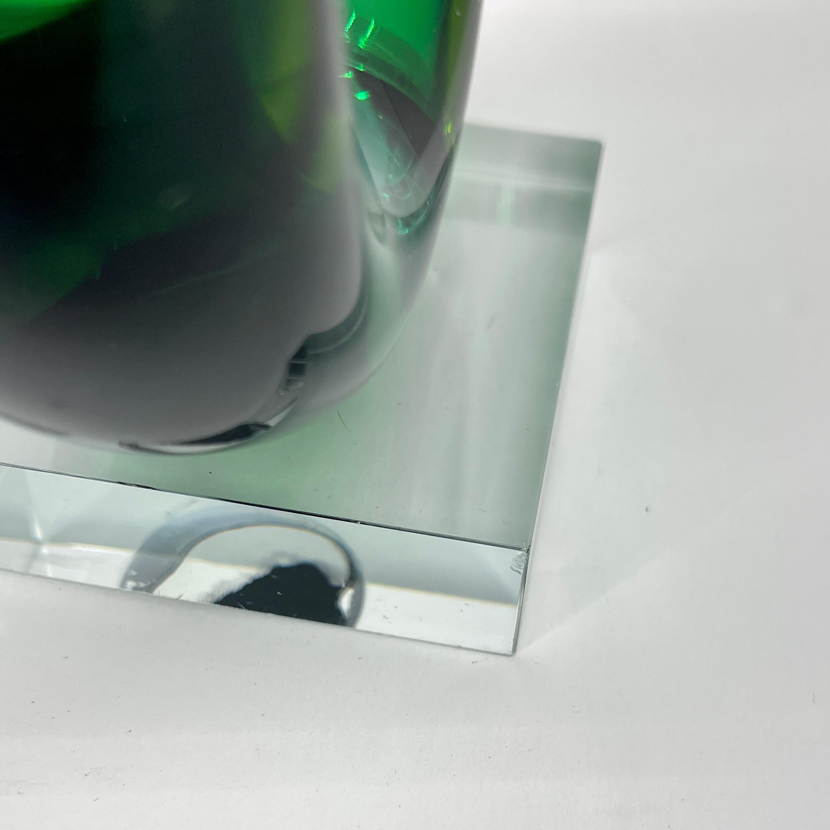 Note musicale ou sculpture de Nautilus en verre de Murano de style Elio Raffael 9
