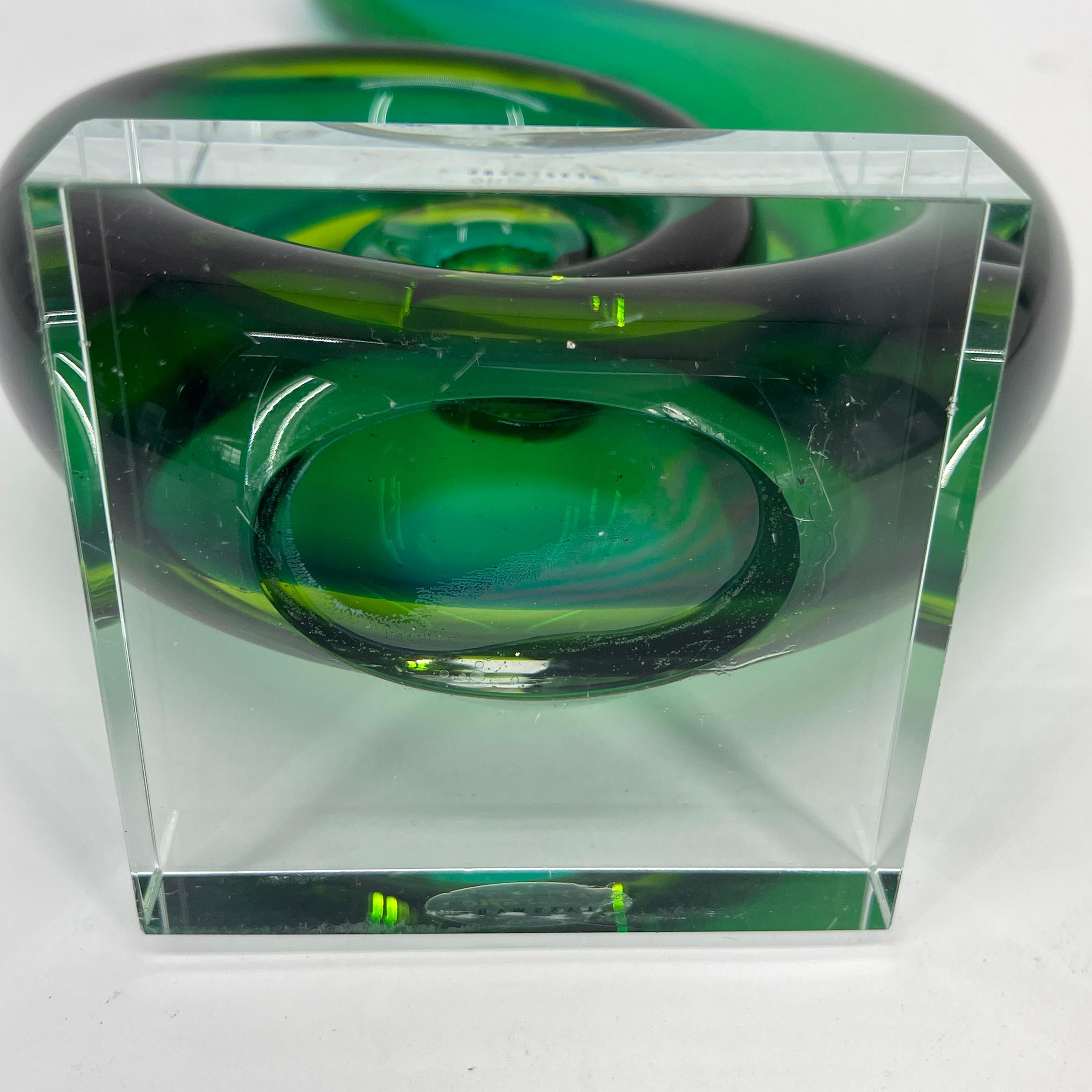 Note musicale ou sculpture de Nautilus en verre de Murano de style Elio Raffael 10