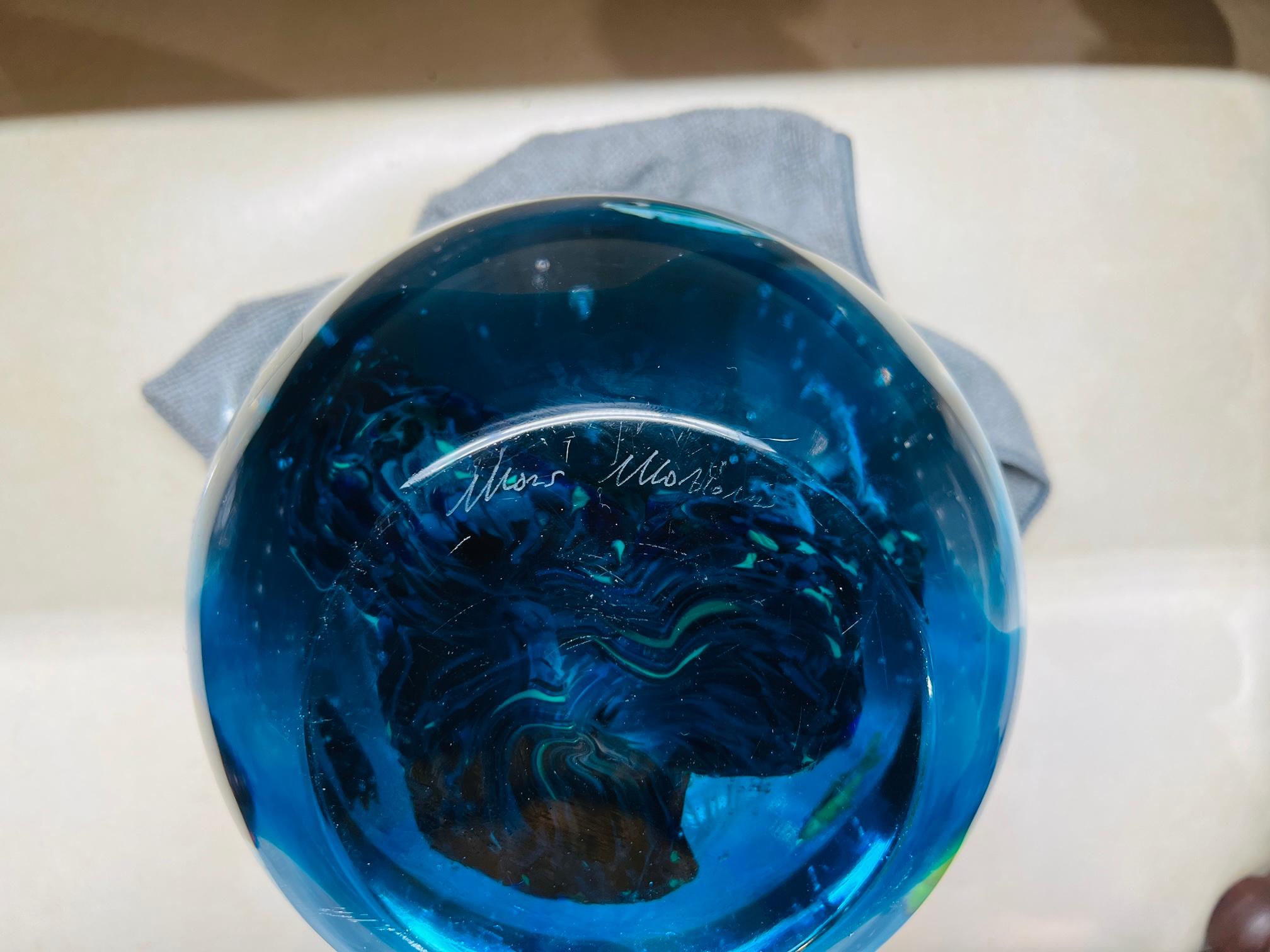 Elio Raffaeli for Oggetti Italian Murano Glass Fishbowl Sculpture C. 1950 2