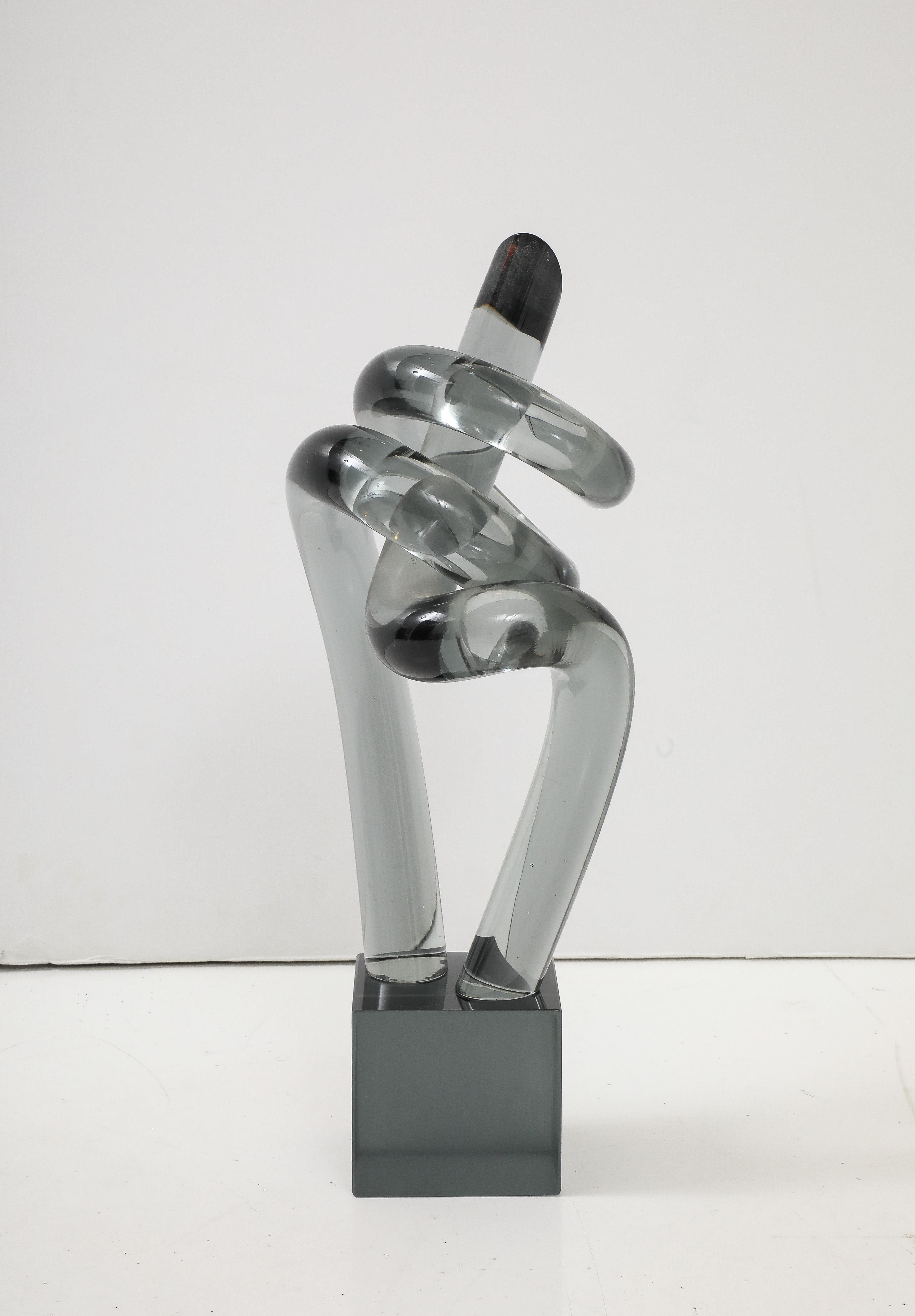 Elio Raffaeli Murano Glass Sculpture In Good Condition For Sale In New York, NY