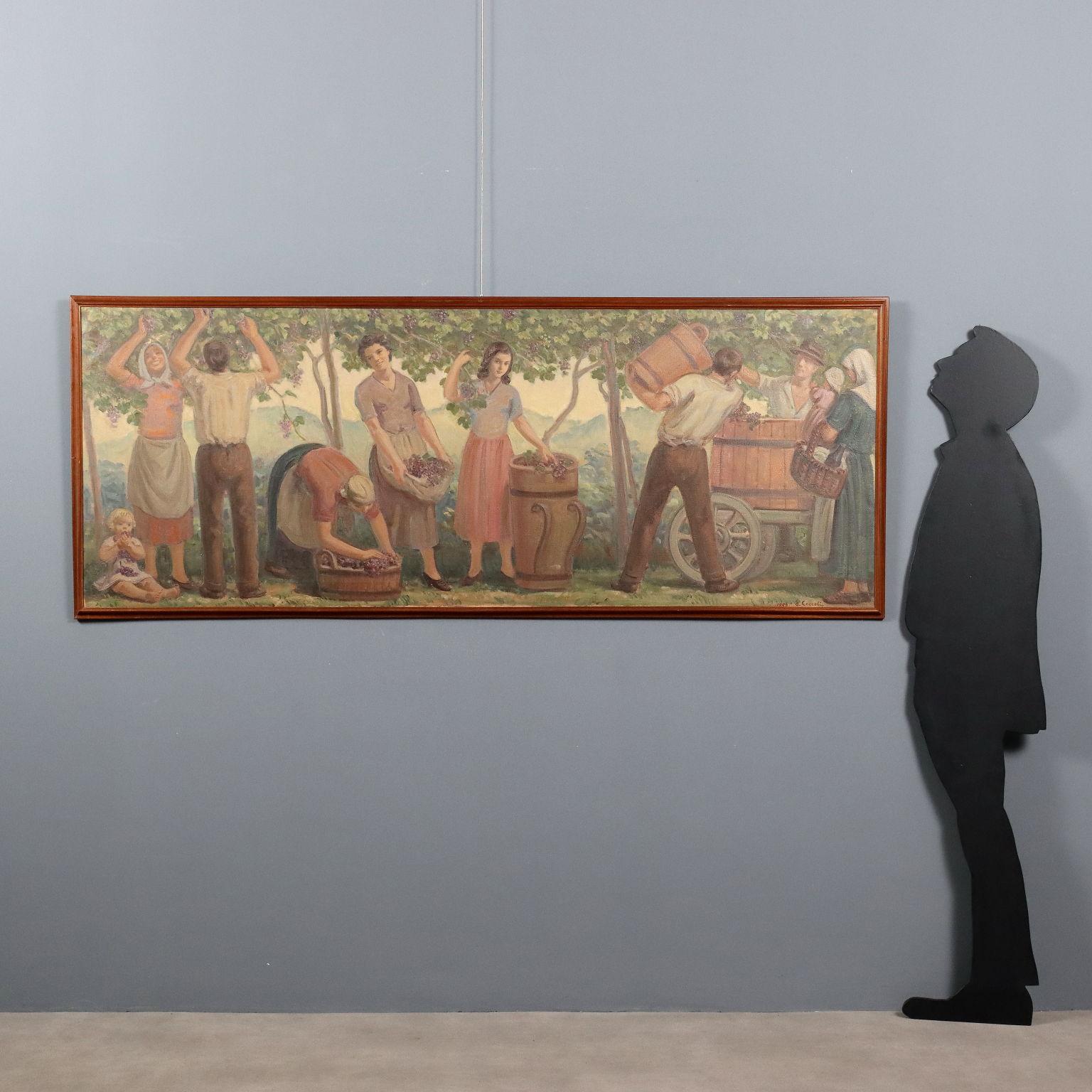 Scena di Vendemmia 1959 – Painting von Eliodoro Coccoli