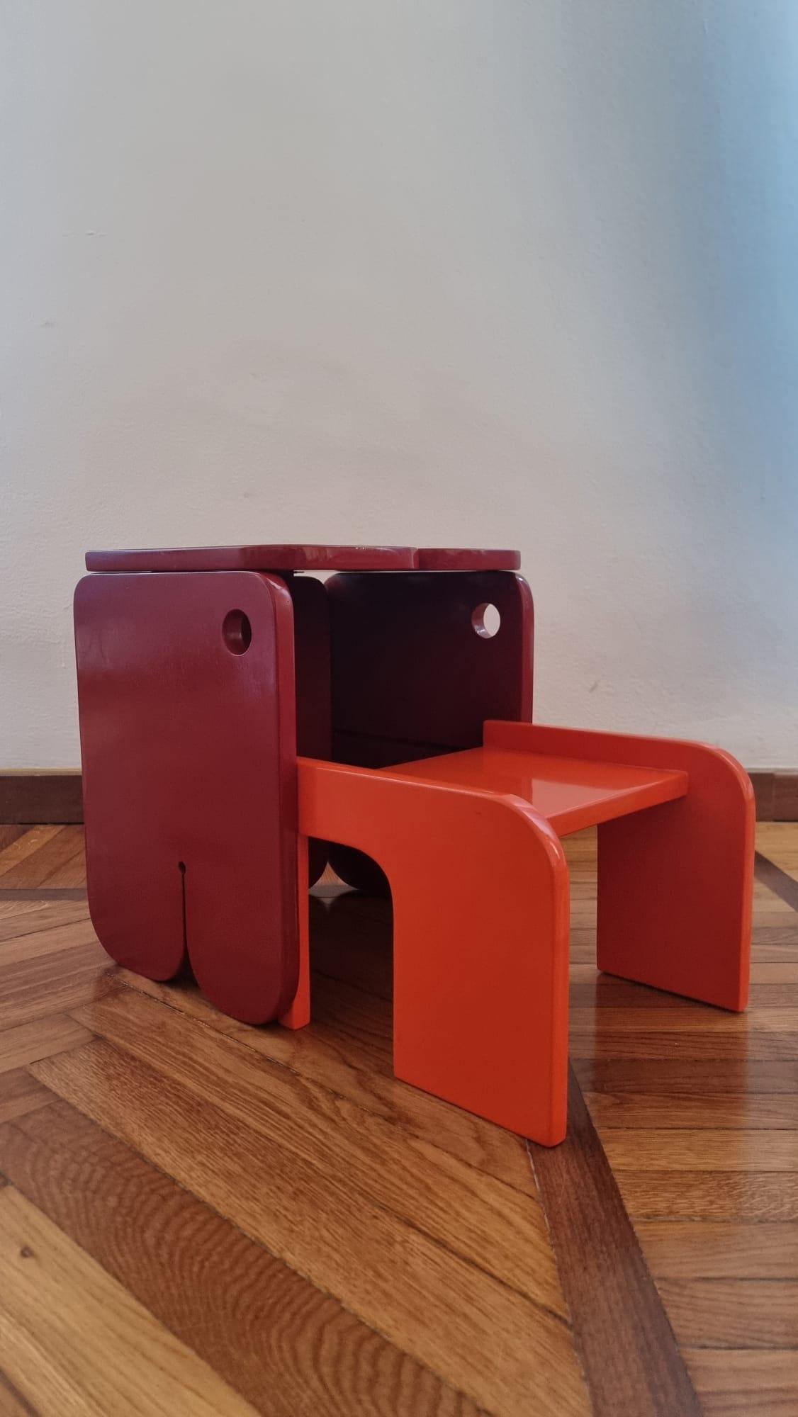 Eliofante

A chair for children
A step stool for adults

The “ELIOFANTE” was conceived upon invitation from the design studio Objects Of Common Interest and Art Athina - the annual international contemporary art fair in Athens, Greece - with the