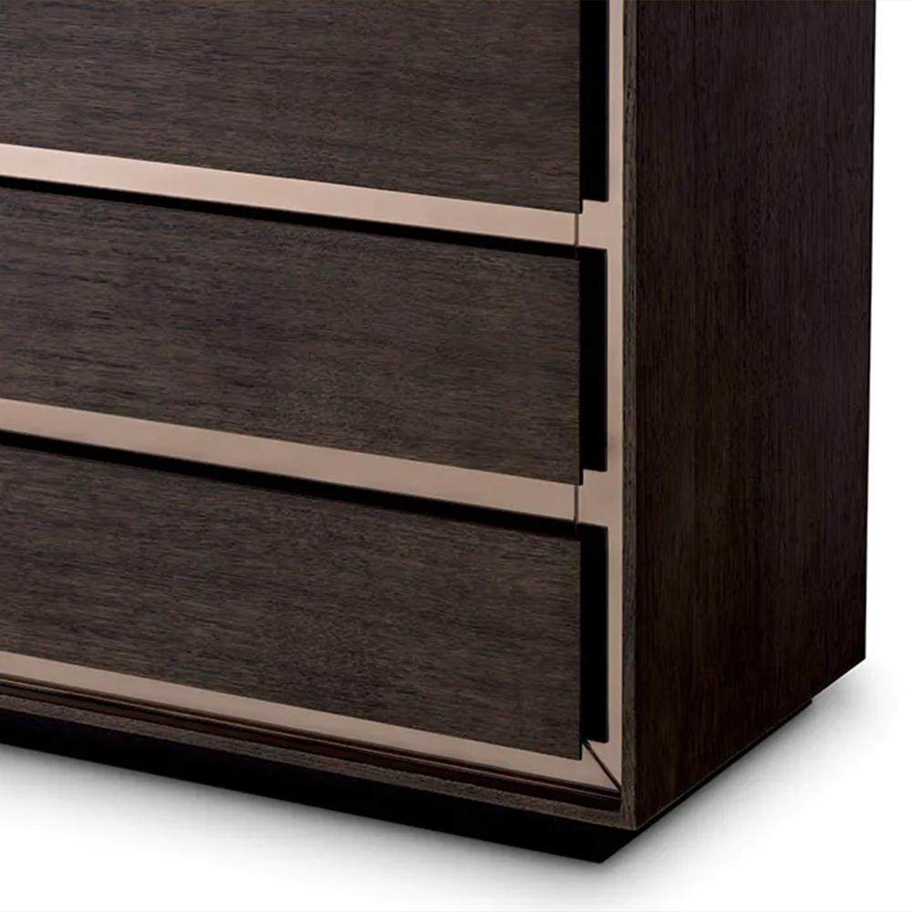 Bronzed Eliom Chest of Drawers For Sale