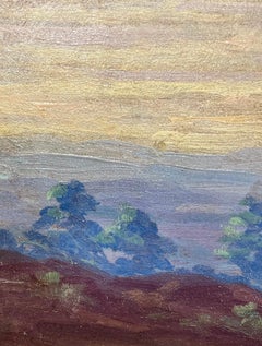 Impressionist Landscape titled "Mountain View of Albermarle County, Virginia"