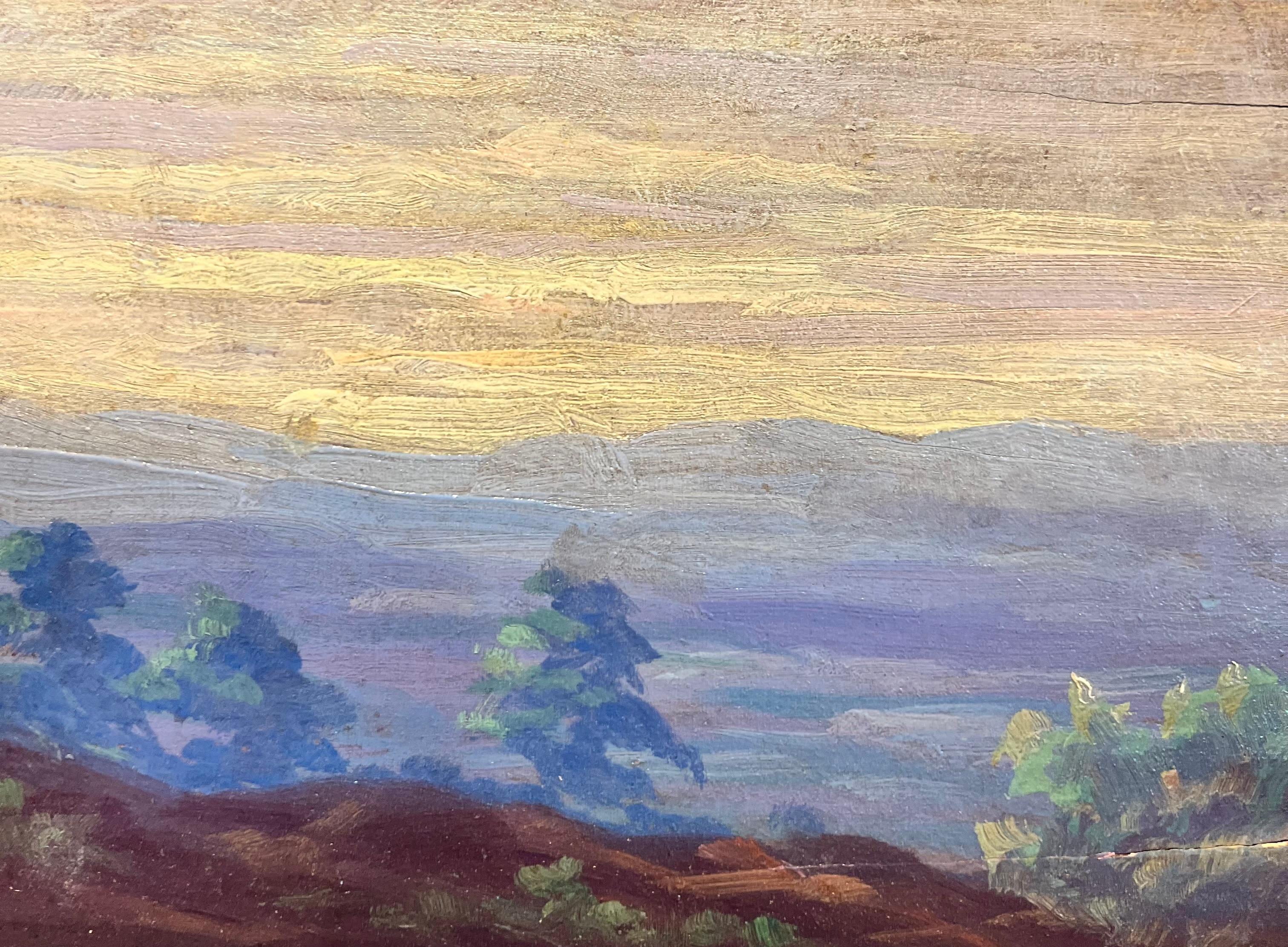 Impressionistische Landschaft mit dem Titel 