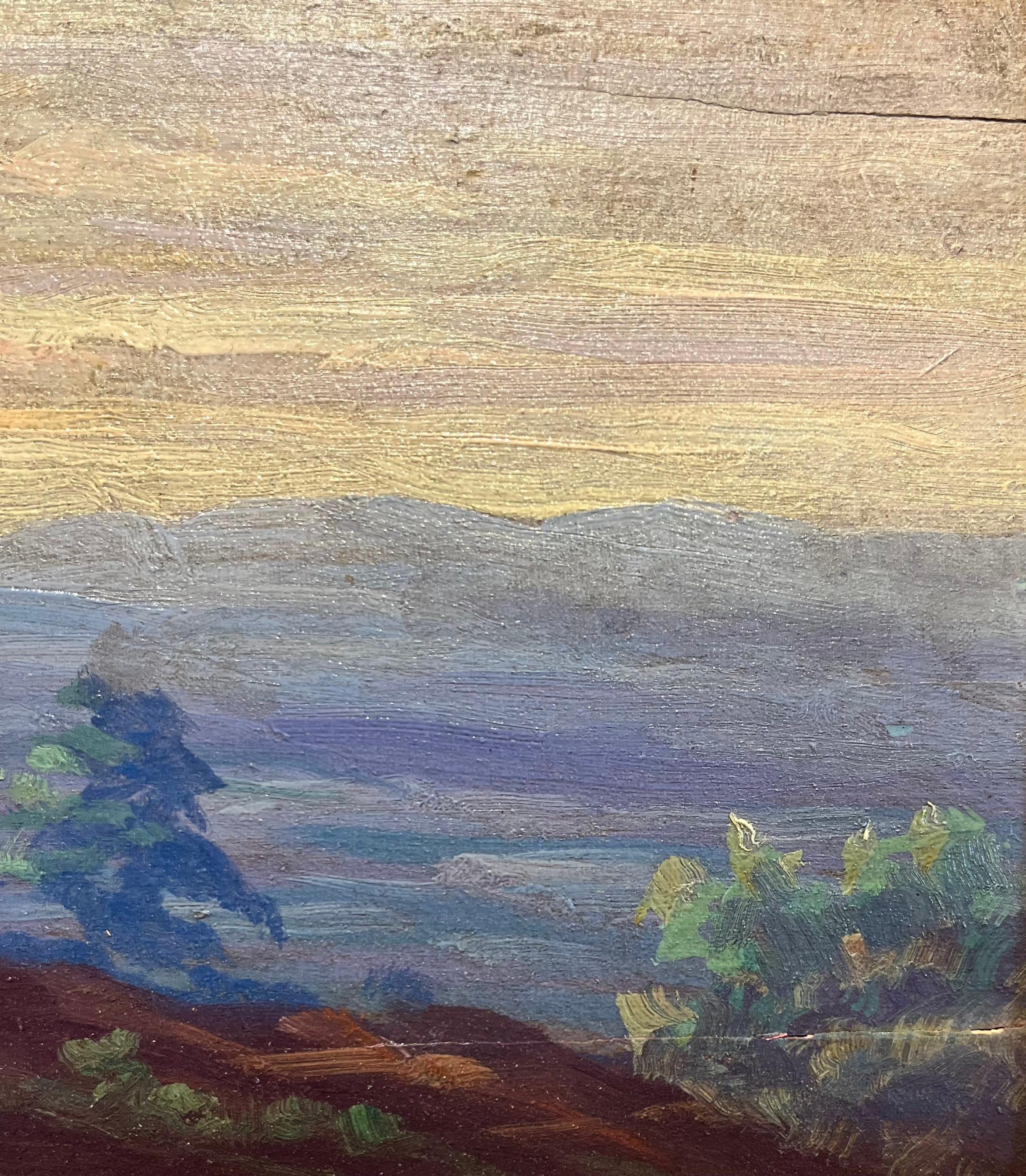 Impressionistische Landschaft mit dem Titel 