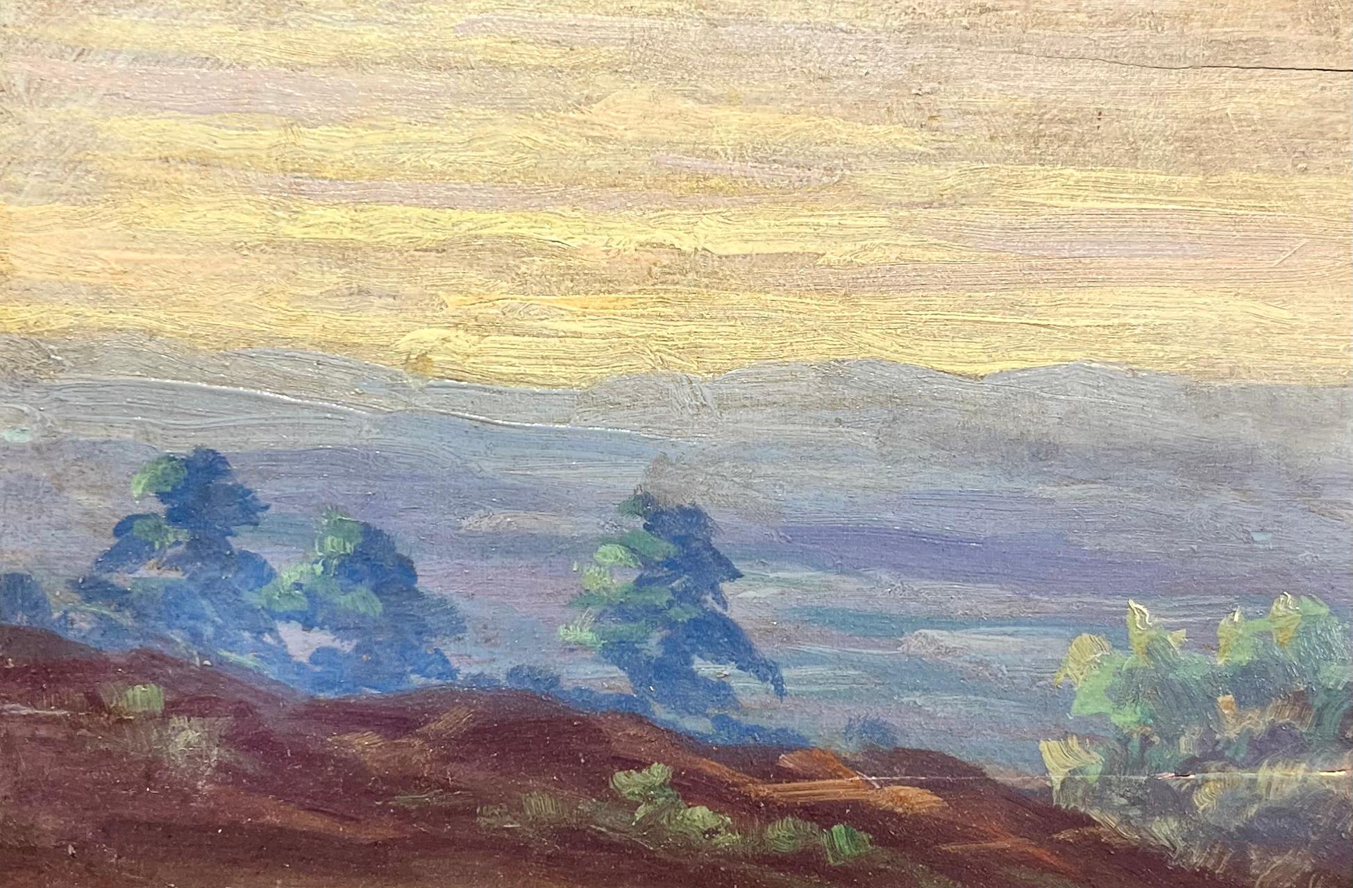 Eliot Clark Landscape Painting – Impressionistische Landschaft mit dem Titel "Bergansicht von Albermarle County, Virginia".