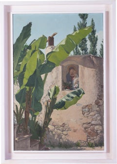 Eliot Hodgkin oil painting of Ticino, Switzerland by British artist 