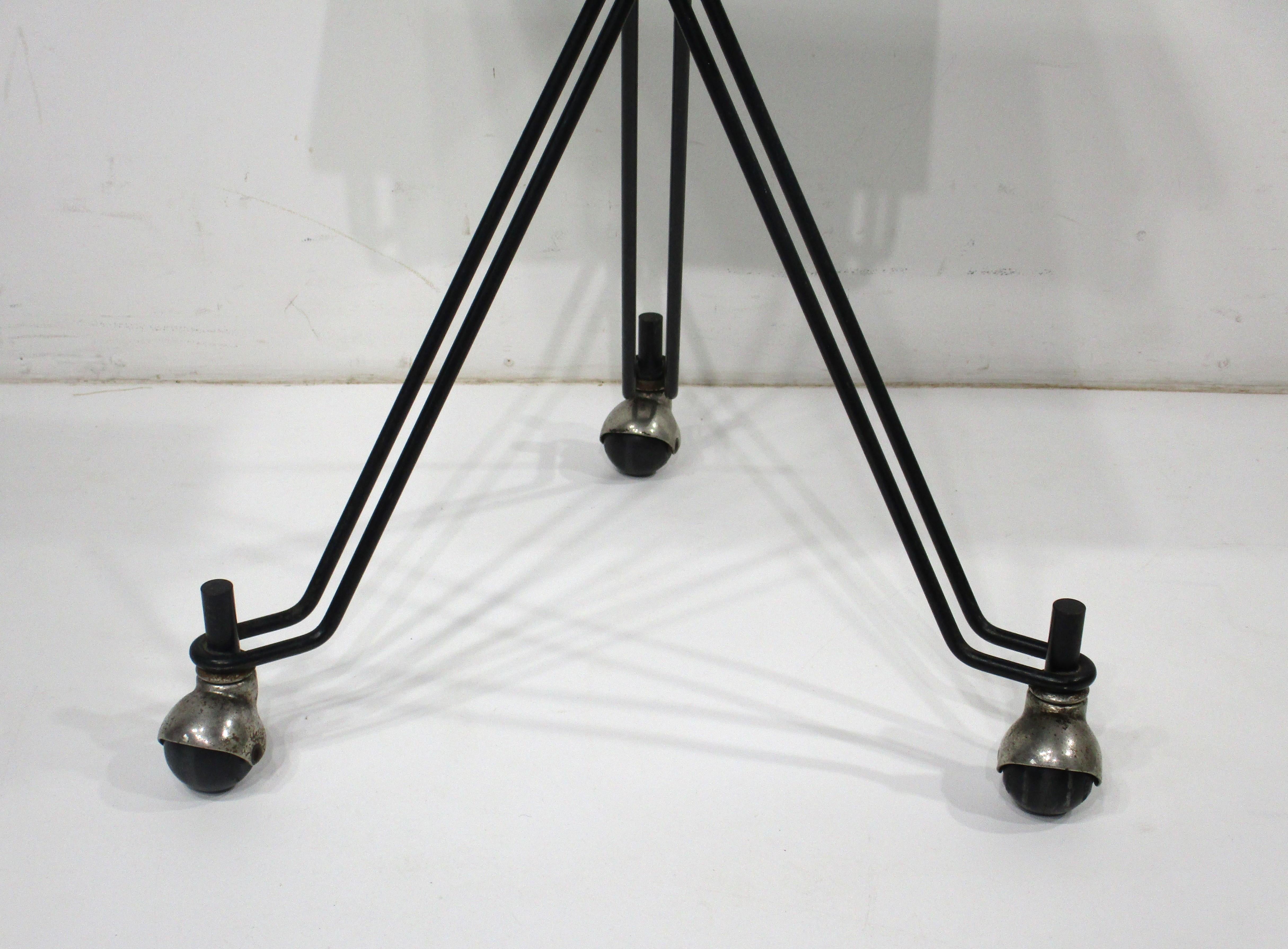 Eliot Noyes Rolling Work / Dictating Table für IBM (Stahl) im Angebot