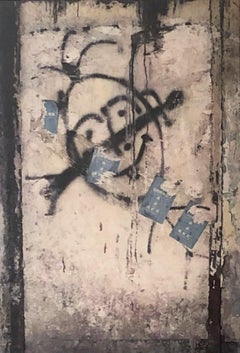 Vintage Eliot Porter. Graffiti, Macau, 1985