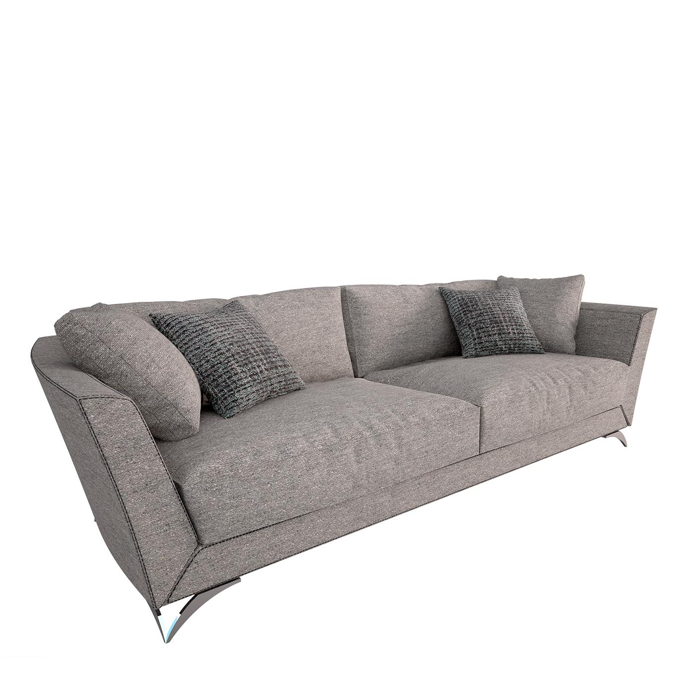 Named after modernist poet Eliot, this excellent sofa will create a captivating focal point in a contemporary interior, especially when combined with the Eliot armchair by Meroni. Defined by a strongly geometric profile with flared armrests and