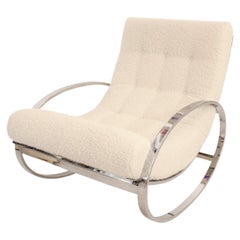 “Elipse” rocking chair by Renato Zevi, Italy, 1970