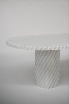 Marble Elipsi Table by India Mahdavi