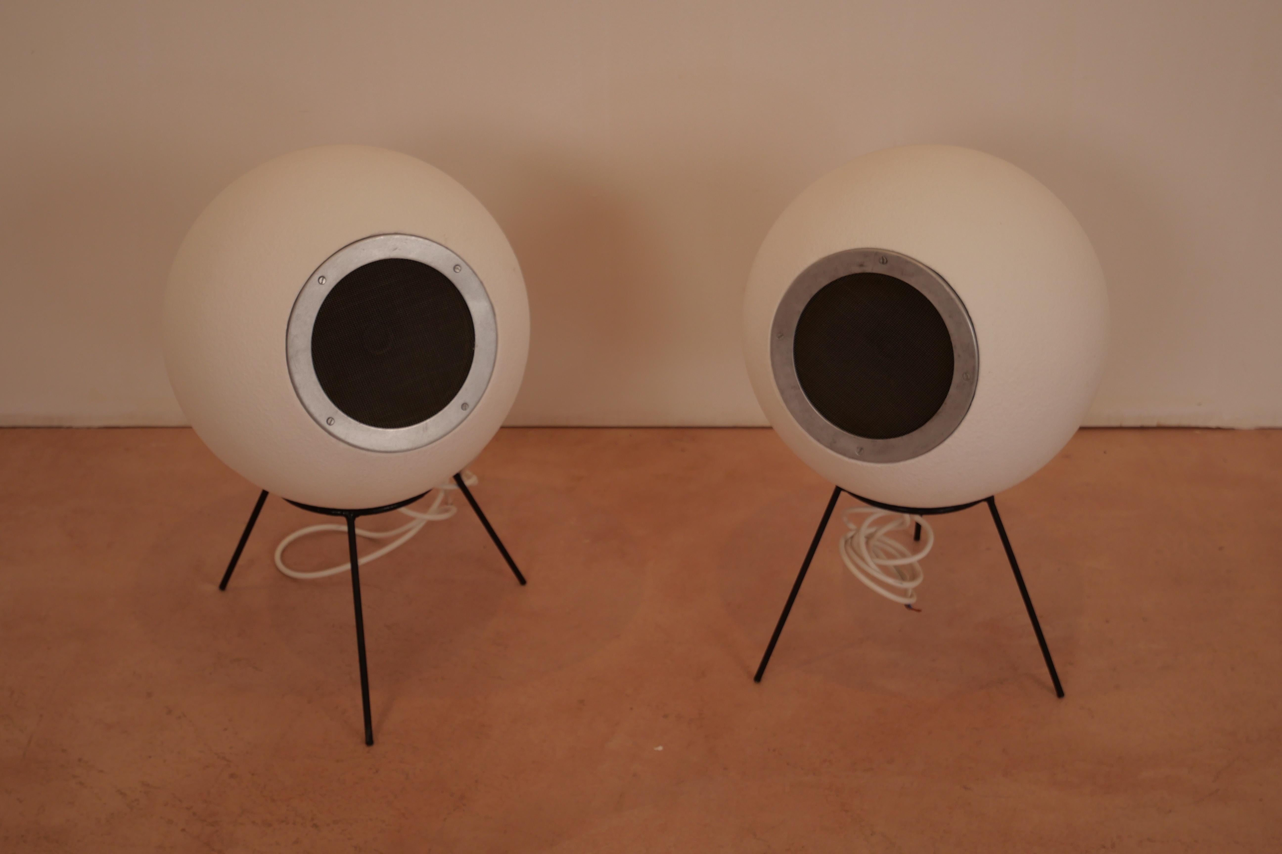 Plaster Elipson AS 30 Speakers 1969 For Sale