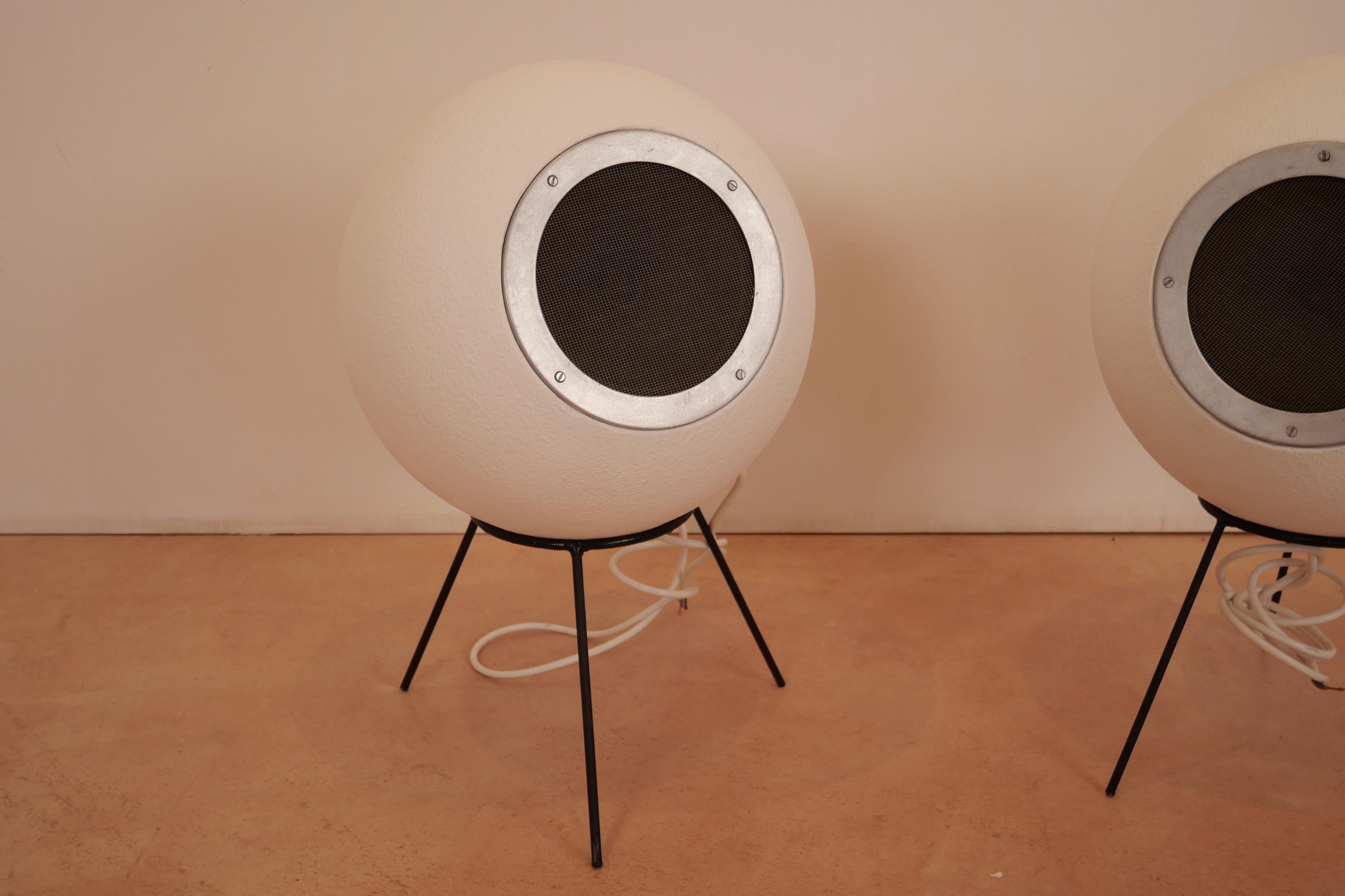 Mid-Century Modern Elipson AS 30 Speakers 1969 For Sale