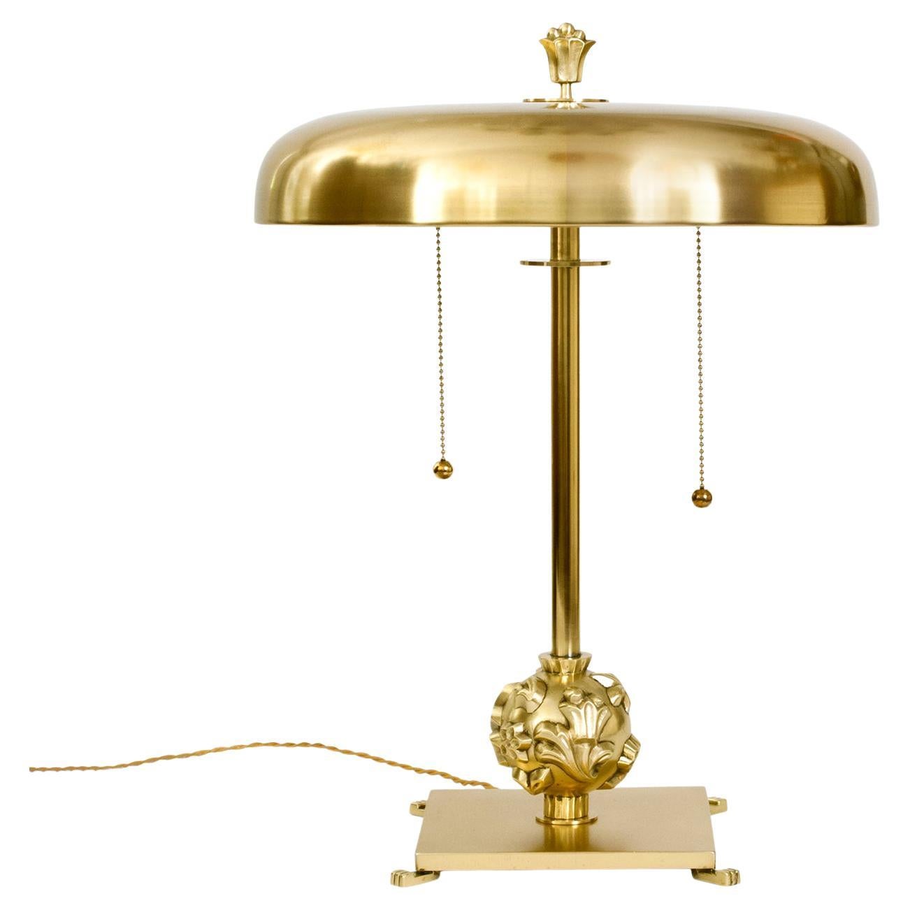 Elis Bergh designed Swedish Art Deco Lamp for Kosta
