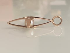 Vintage-Anhänger von Elis Kauppi für Kupittaan Kulta aus 9-Karat-Gelbgold mit Akoya-Perle