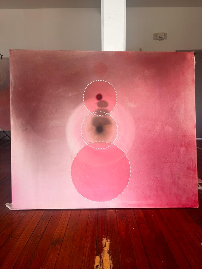 'Aura fields- study #2' -- Quadro tantrico astratto di 46 