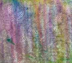 Energy Net- Abstract expressionist soak- stain painting