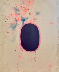 Pittura Tantra con polvere Holi #2 - Pittura astratta colorata con macchie tantriche