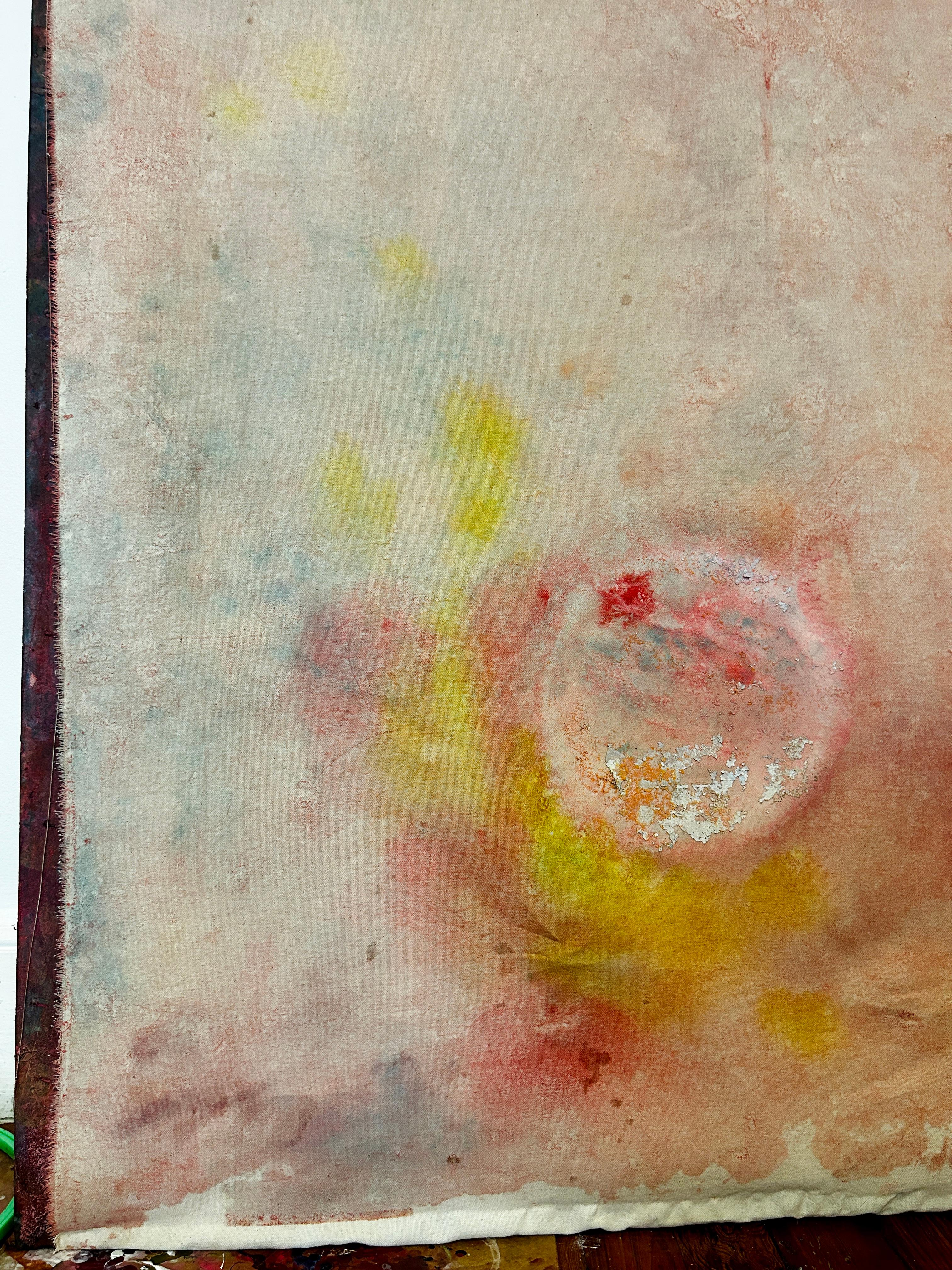 'Pretty when I cry' - pittura astratta texturale di meditazione tantrica - Painting di Elisa Niva