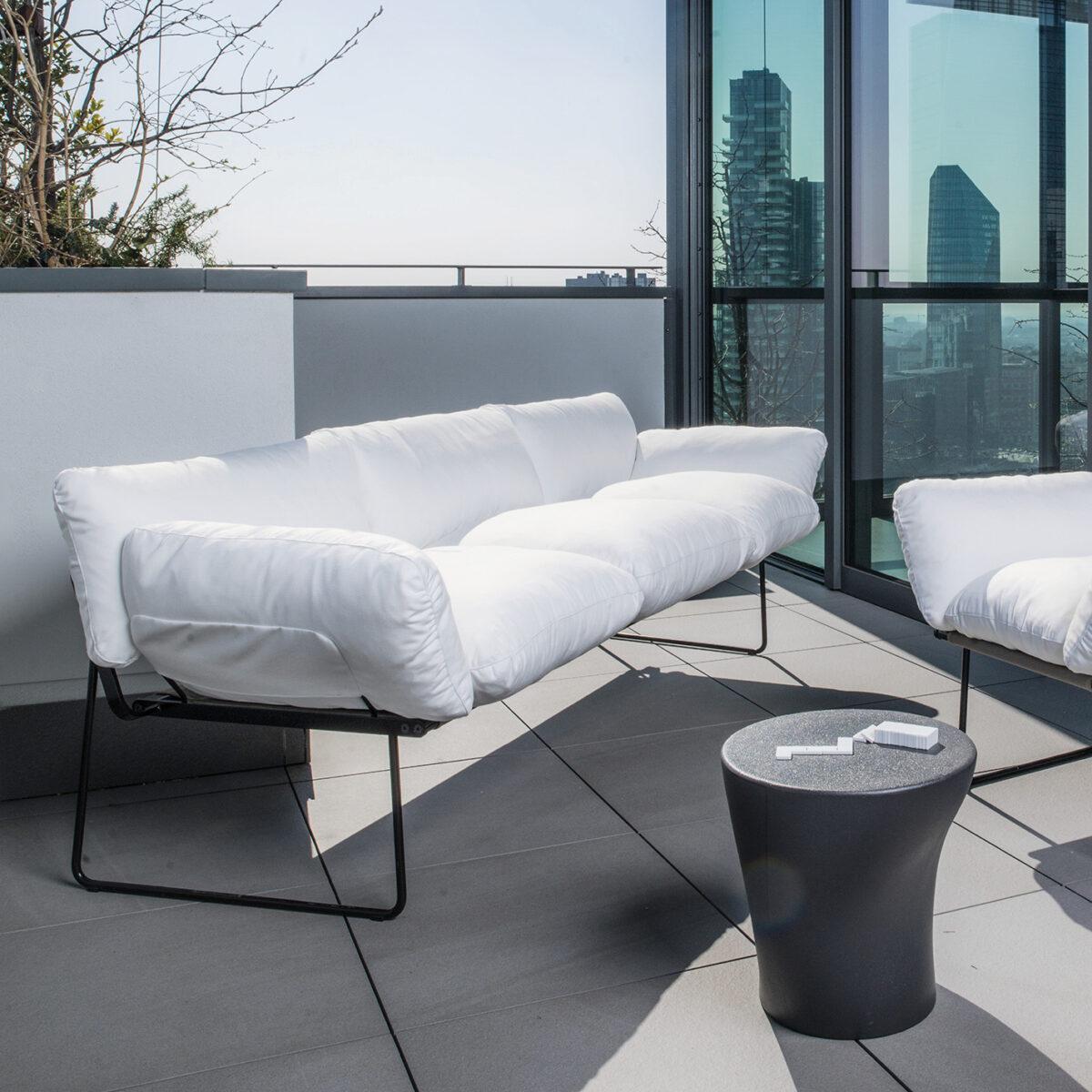 Peint Canapé d'extérieur deux places 