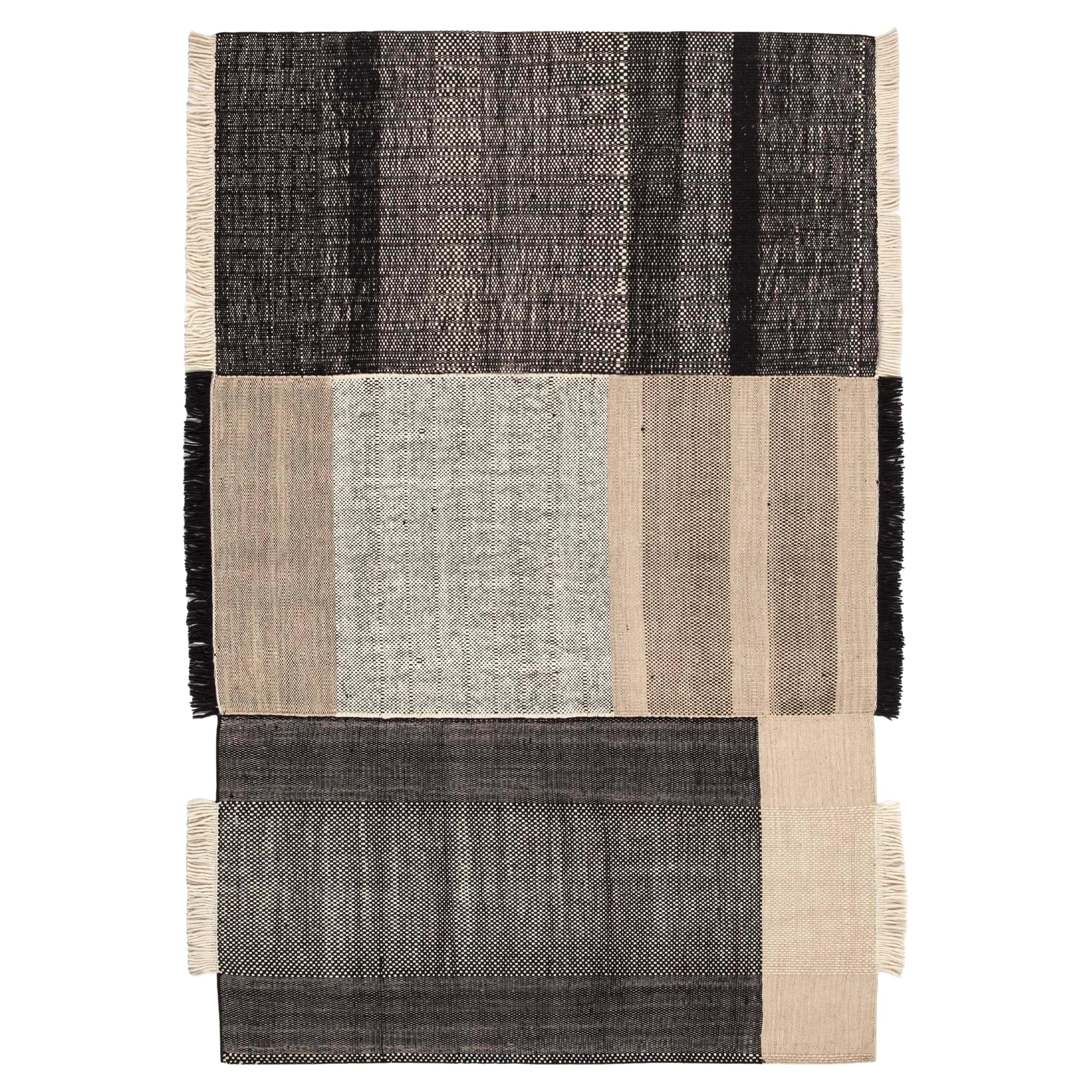 Elisa Padrón Tres Rug Black 5'7" x 7'10" for NaniMarquina
