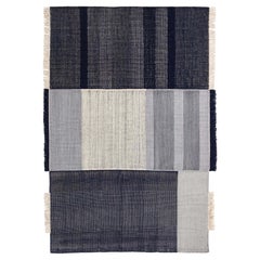 Tapis Elisa Padrón Tres Bleu 5'7" x 7'10" pour Nanimarquina