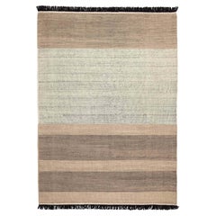 Elisa Padrón Tres Stripes Rug Black 5'7" x 7'10" for NaniMarquina