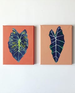 Peinture miniature alocasia