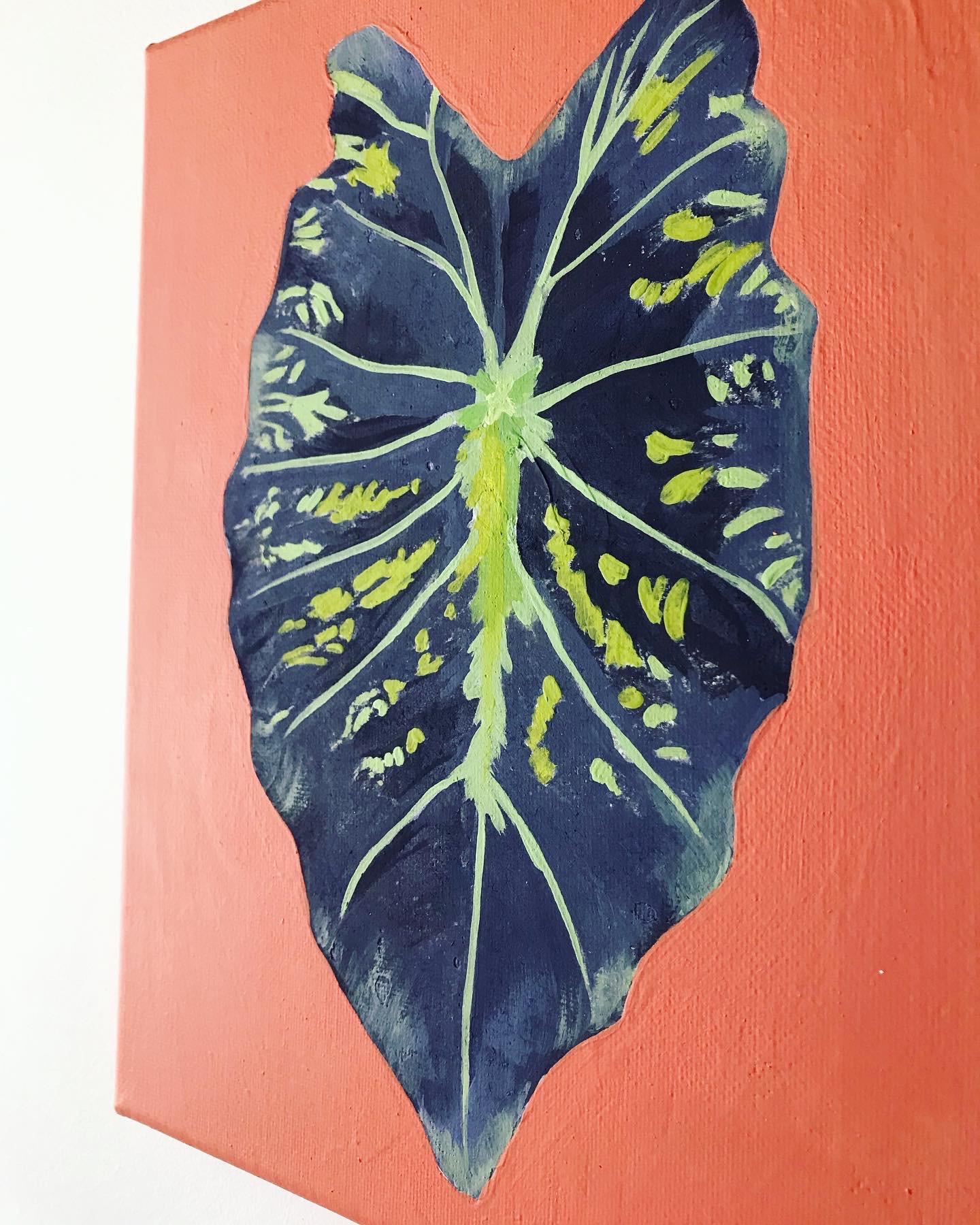Mini pintura de orejas de elefante - Painting Naturalista de Elisabeth Baker