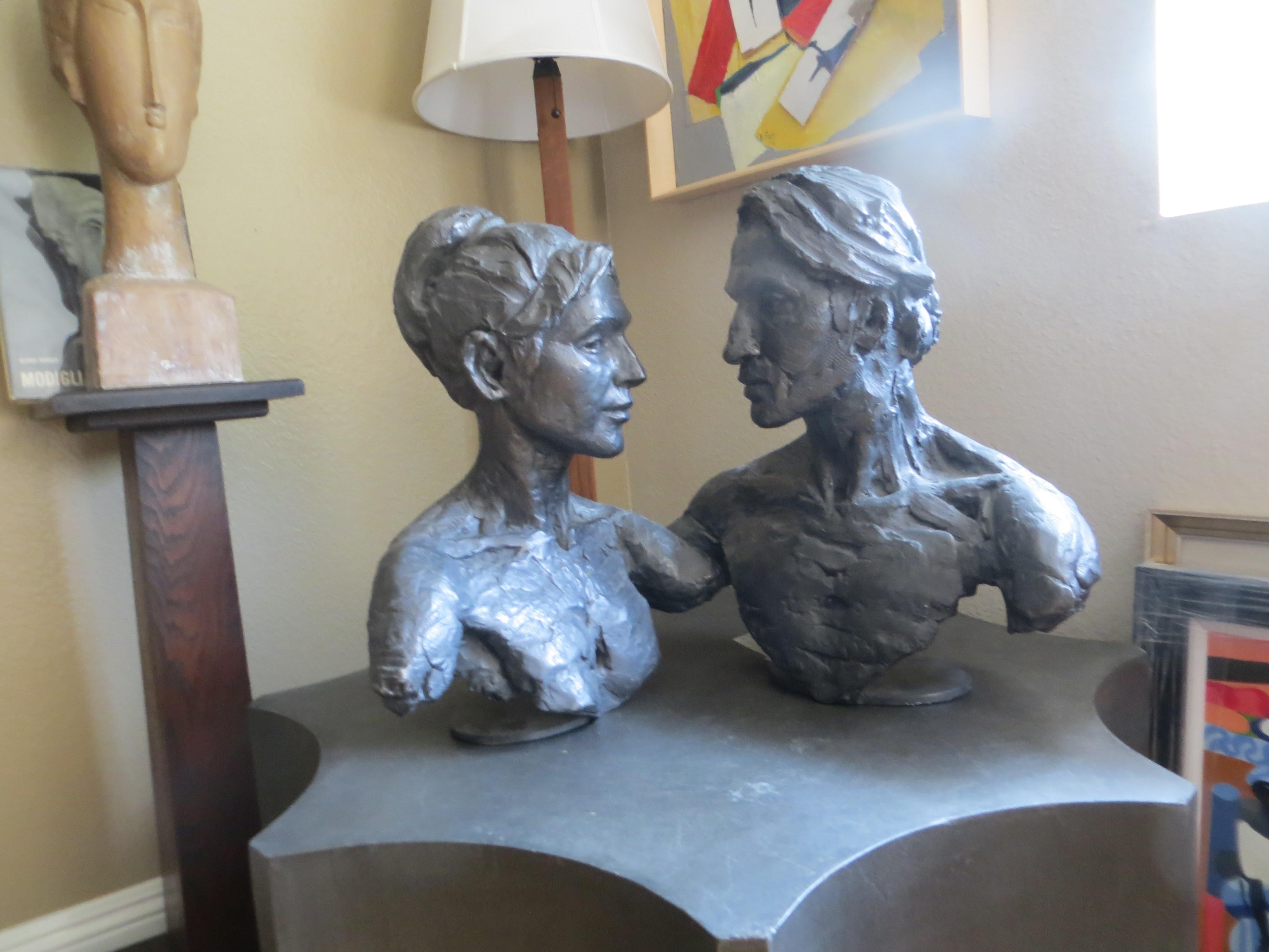 Couple de danseurs  from  Cibot in resin For Sale 5