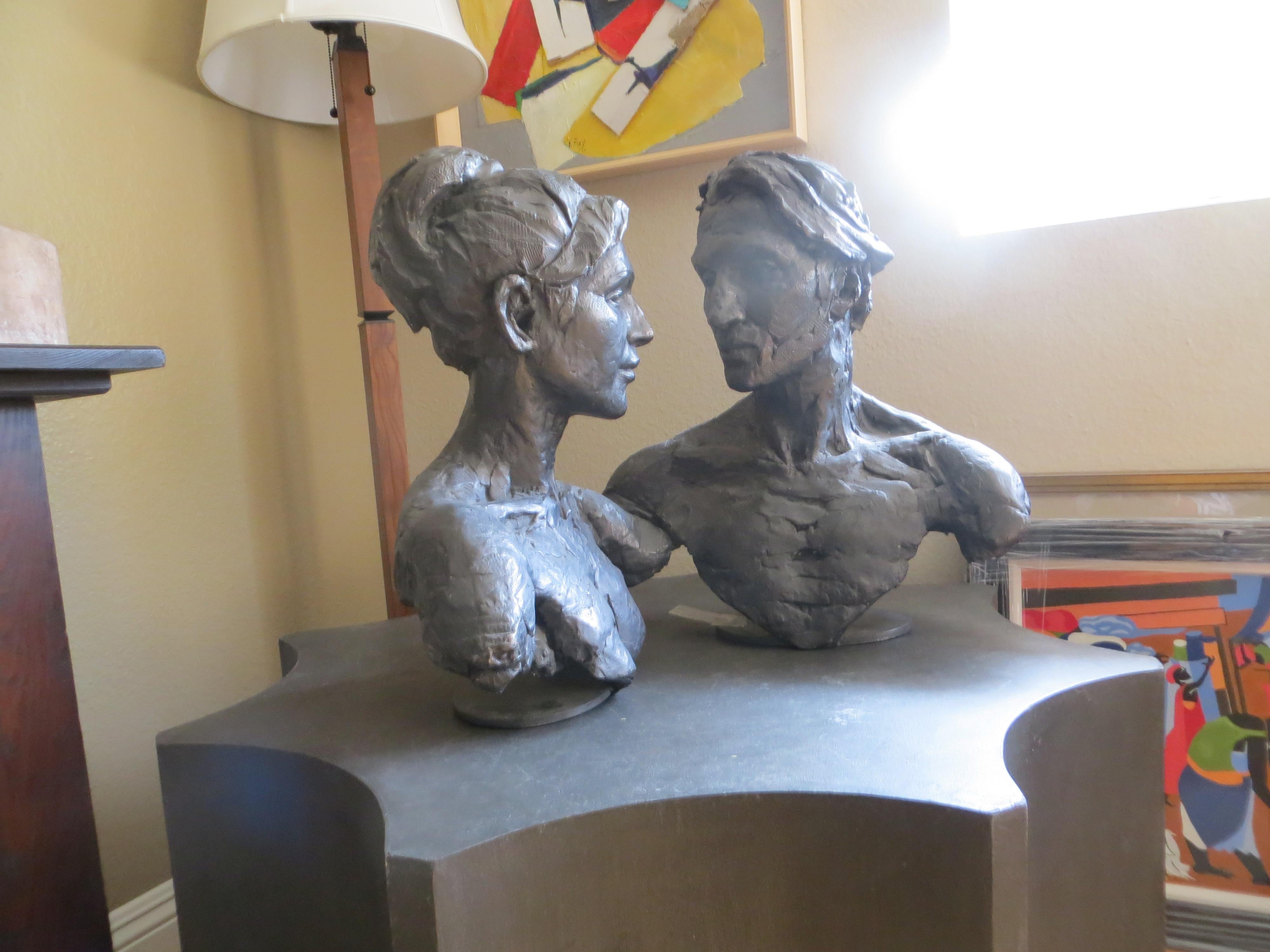 Couple de danseurs  from  Cibot in resin For Sale 6