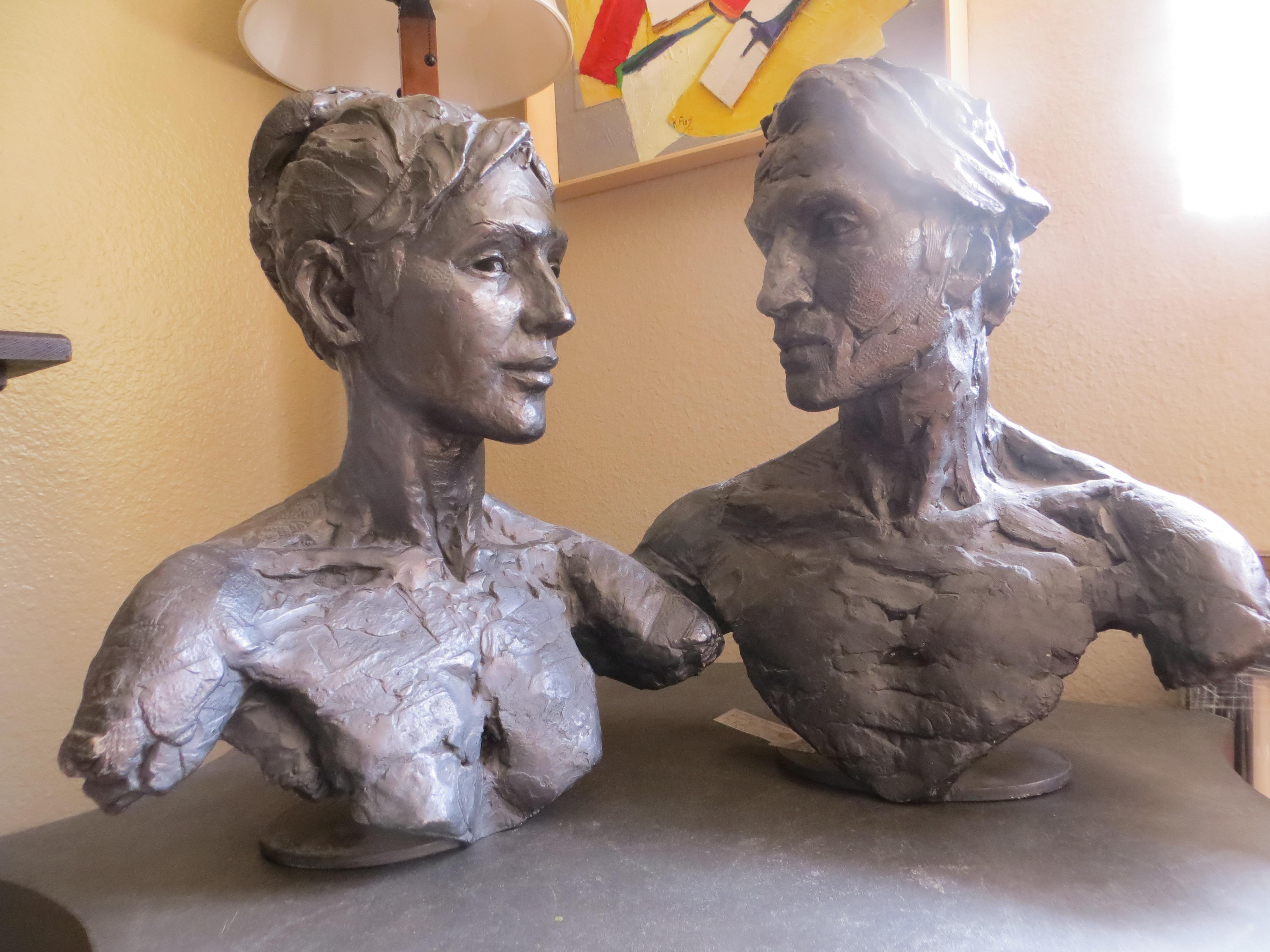 Sculpture in Resin from Elisabeth Cibot  

Born in 1960 in a family of artists collecting the bronzes of the Italian Renaissance, sculpture has always been part of the environment of Elisabeth Cibot. She finds it again with happiness during her