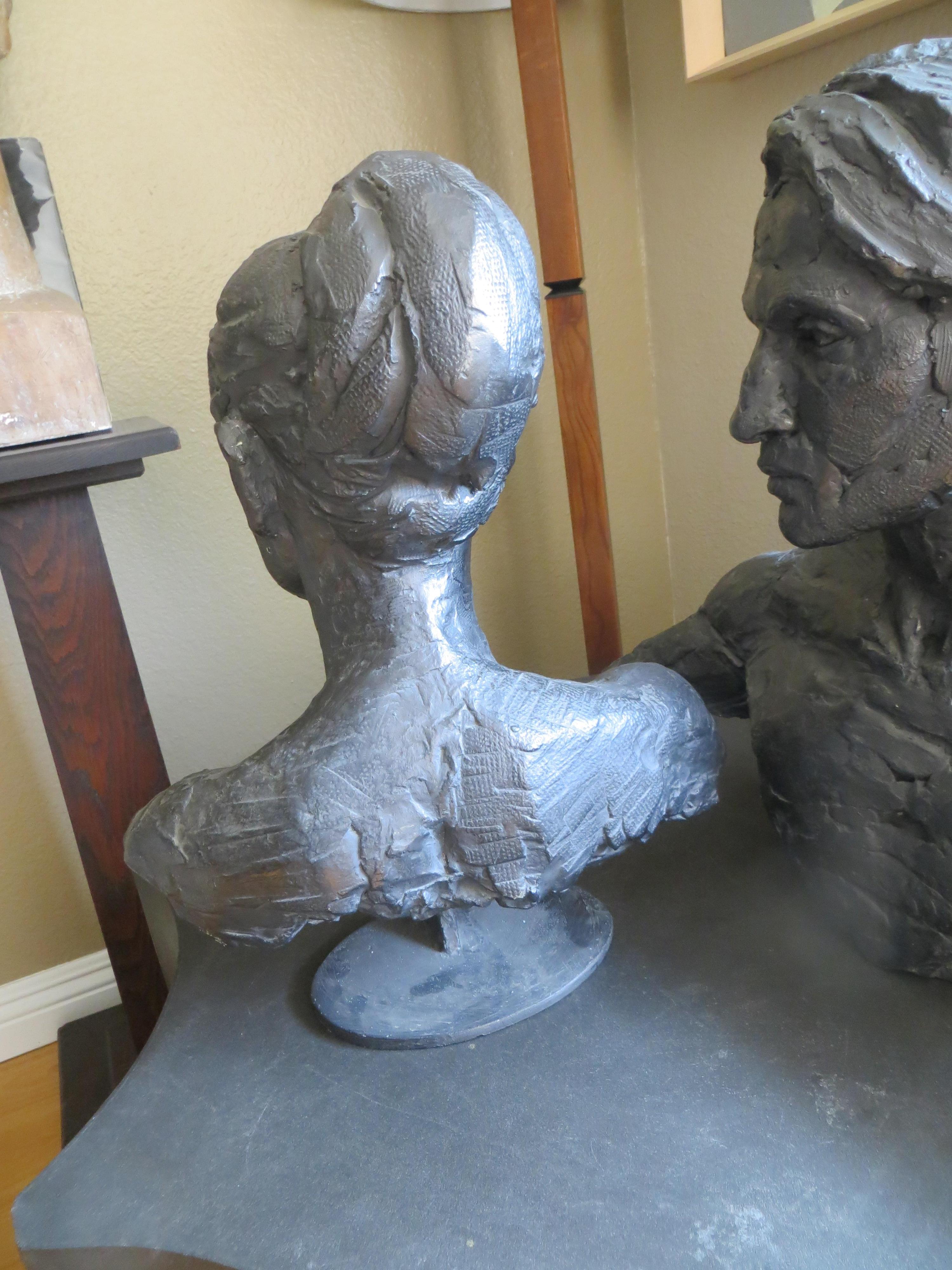 Couple de danseurs  from  Cibot in resin For Sale 3