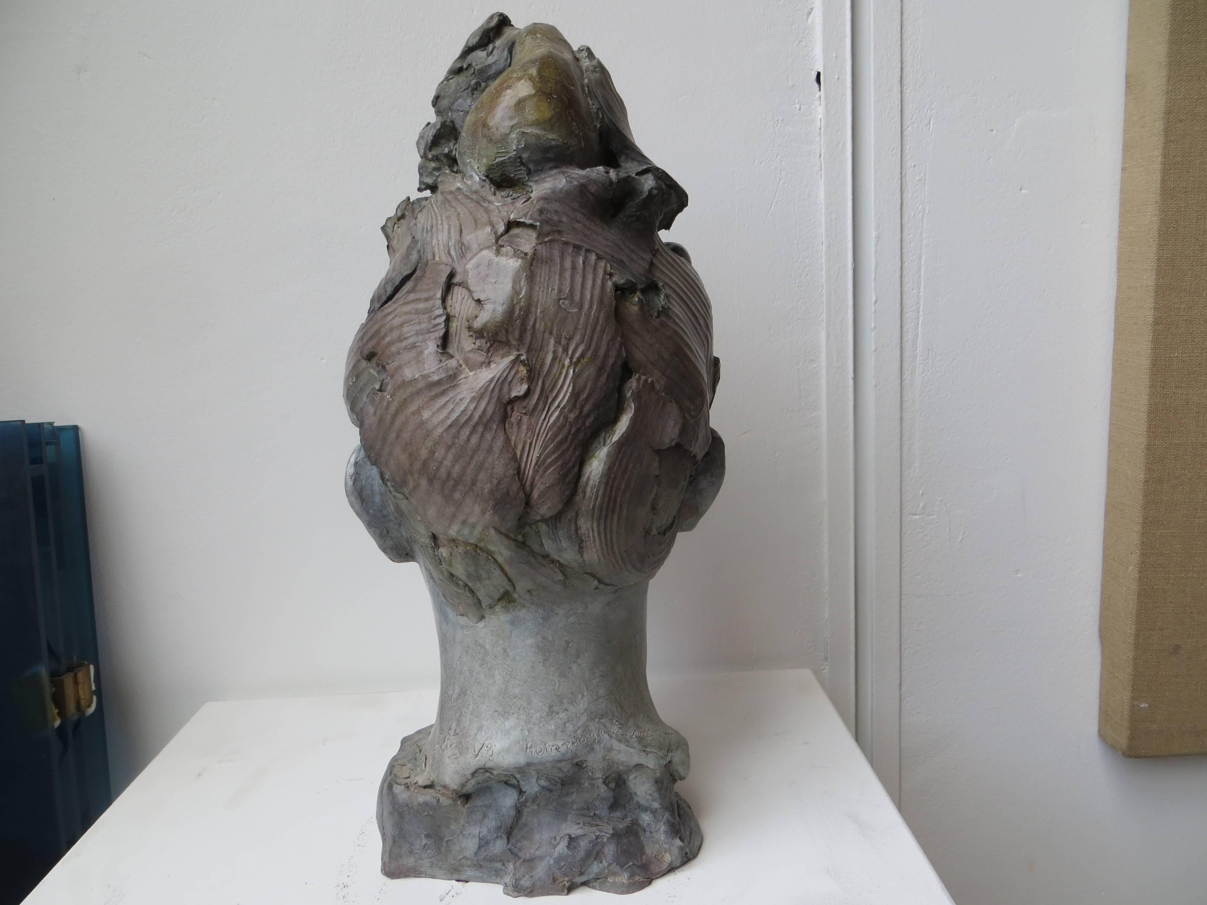 Lost wax bronze 2/8 - Foundry LC

Born in 1960 in a family of artists collecting the bronzes of the Italian Renaissance, sculpture has always been part of the environment of Elisabeth Cibot. She finds it again with happiness during her studies at