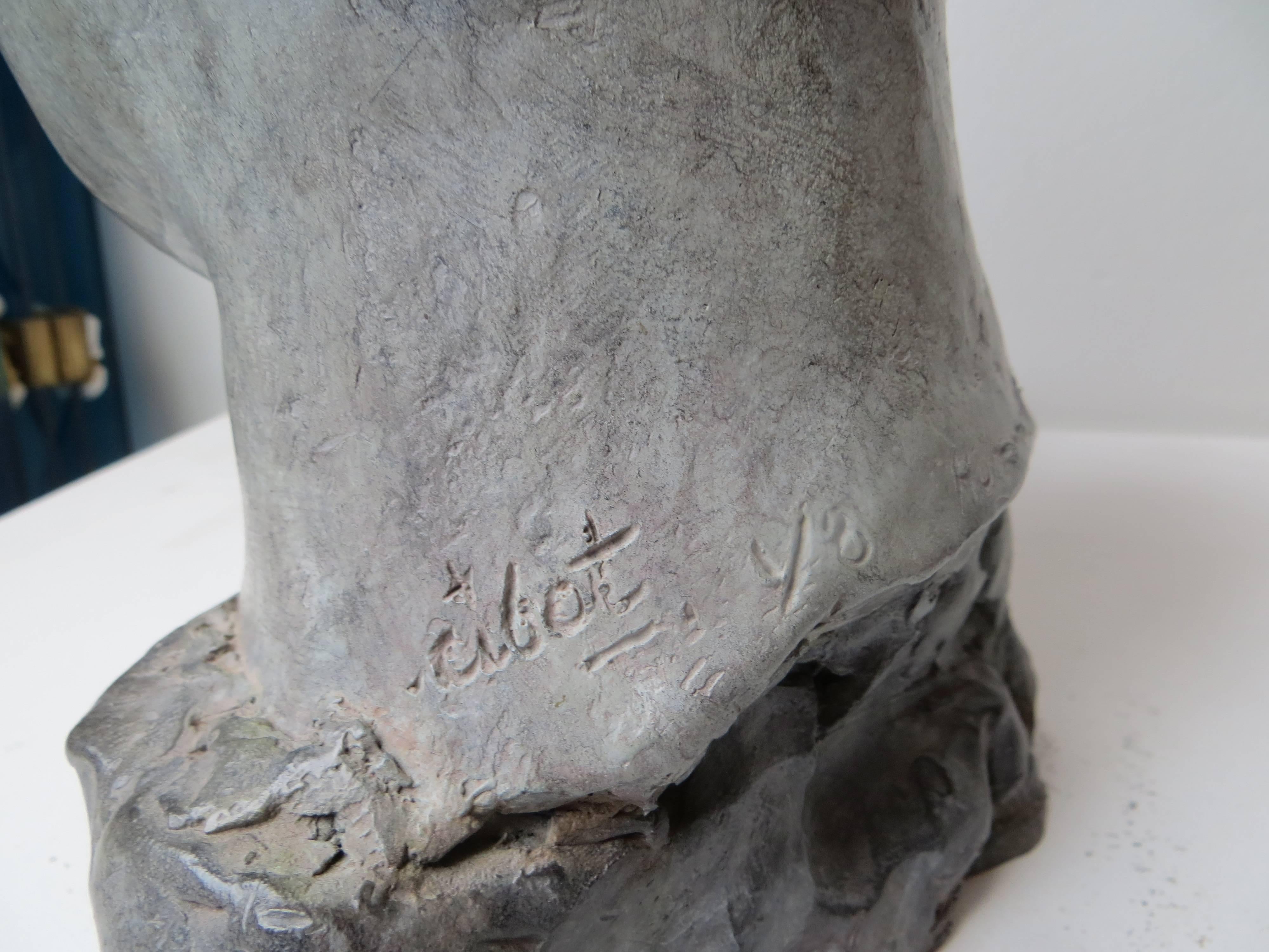 Portrait of Camille Claudel Bronze For Sale 2
