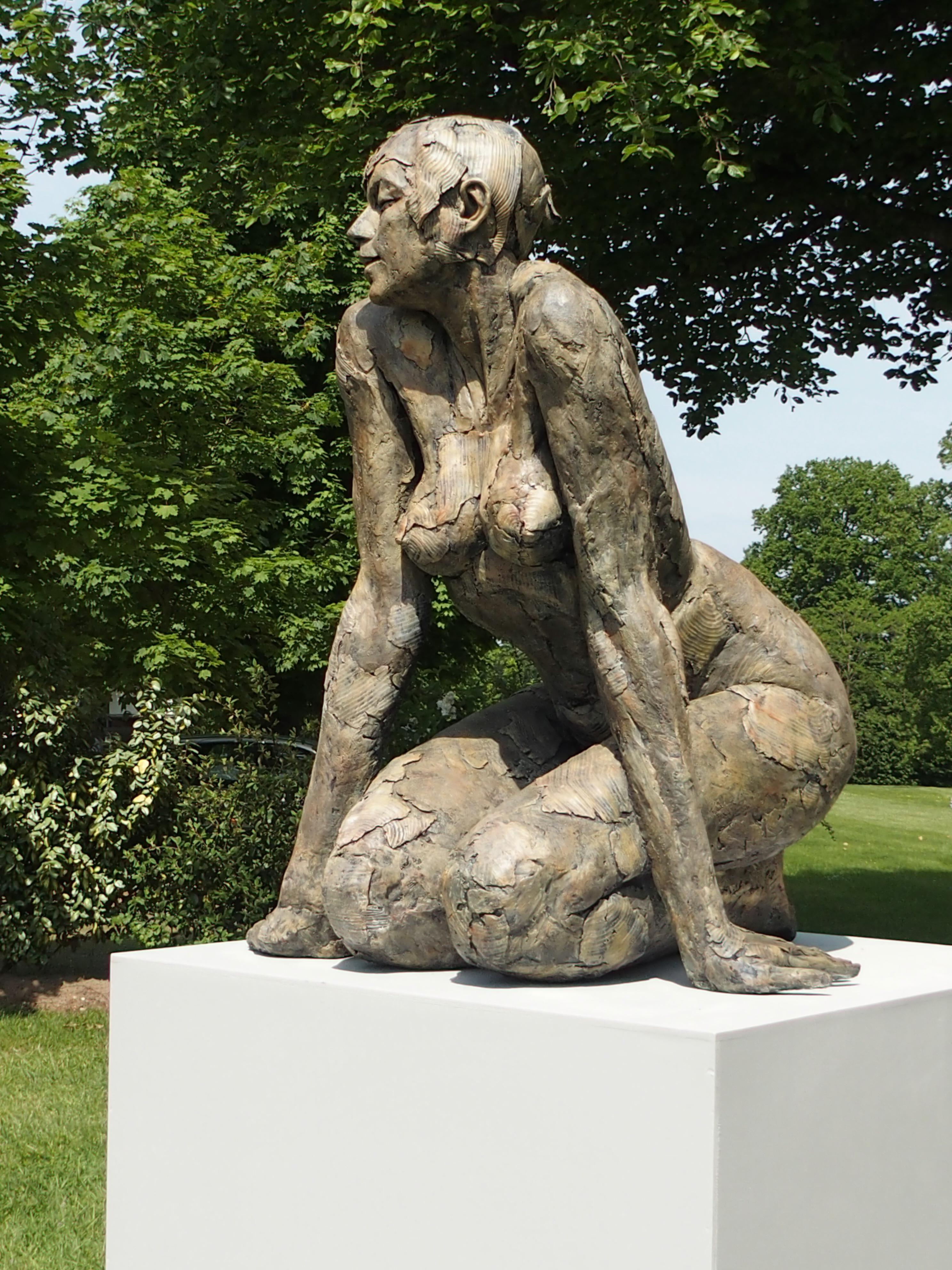 Tellina, Faserglas-Skulptur von Elisabeth Cibot im Angebot 2