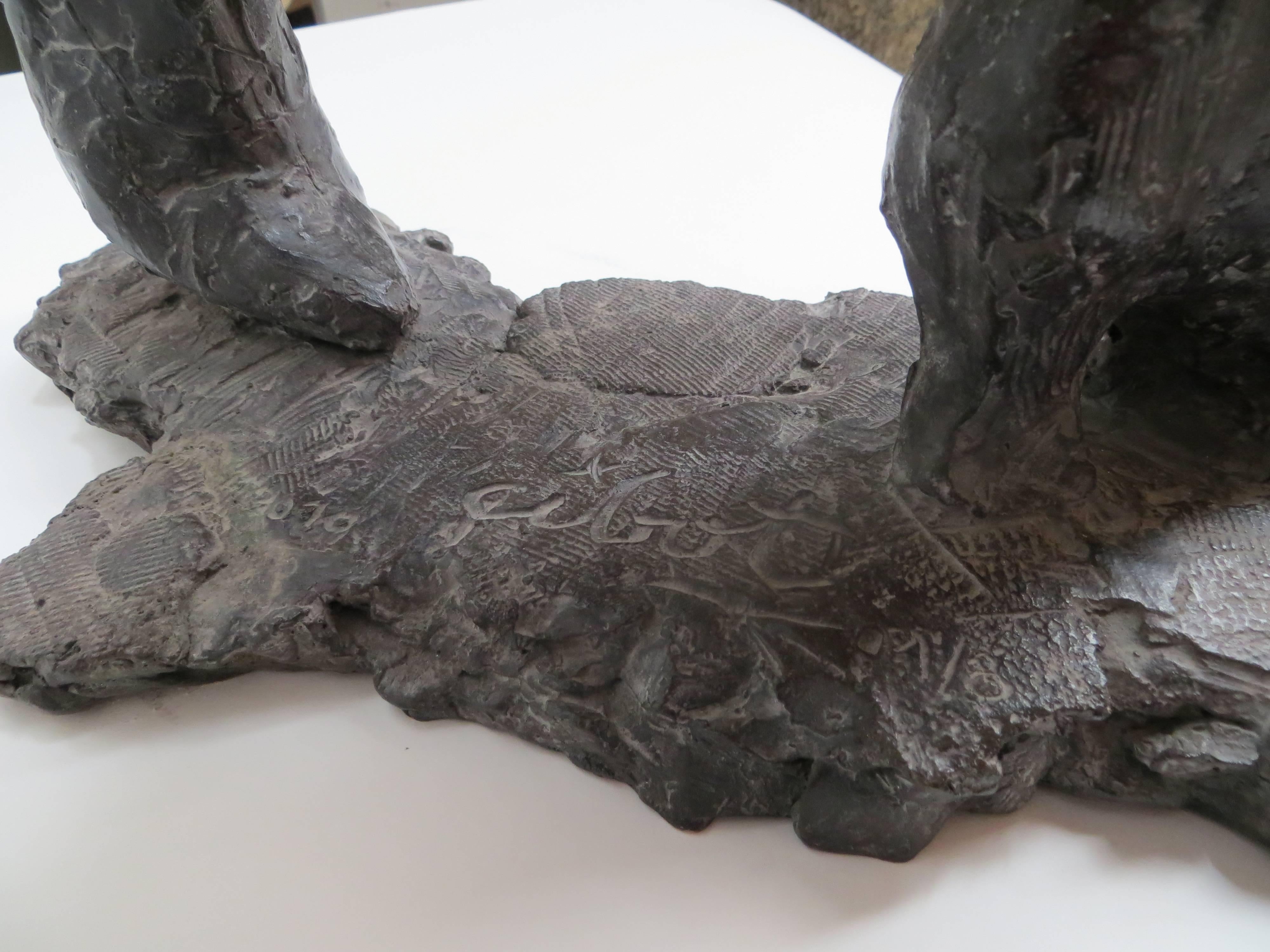 The Valnurese Bronze Cibot - Sculpture by Elisabeth Cibot