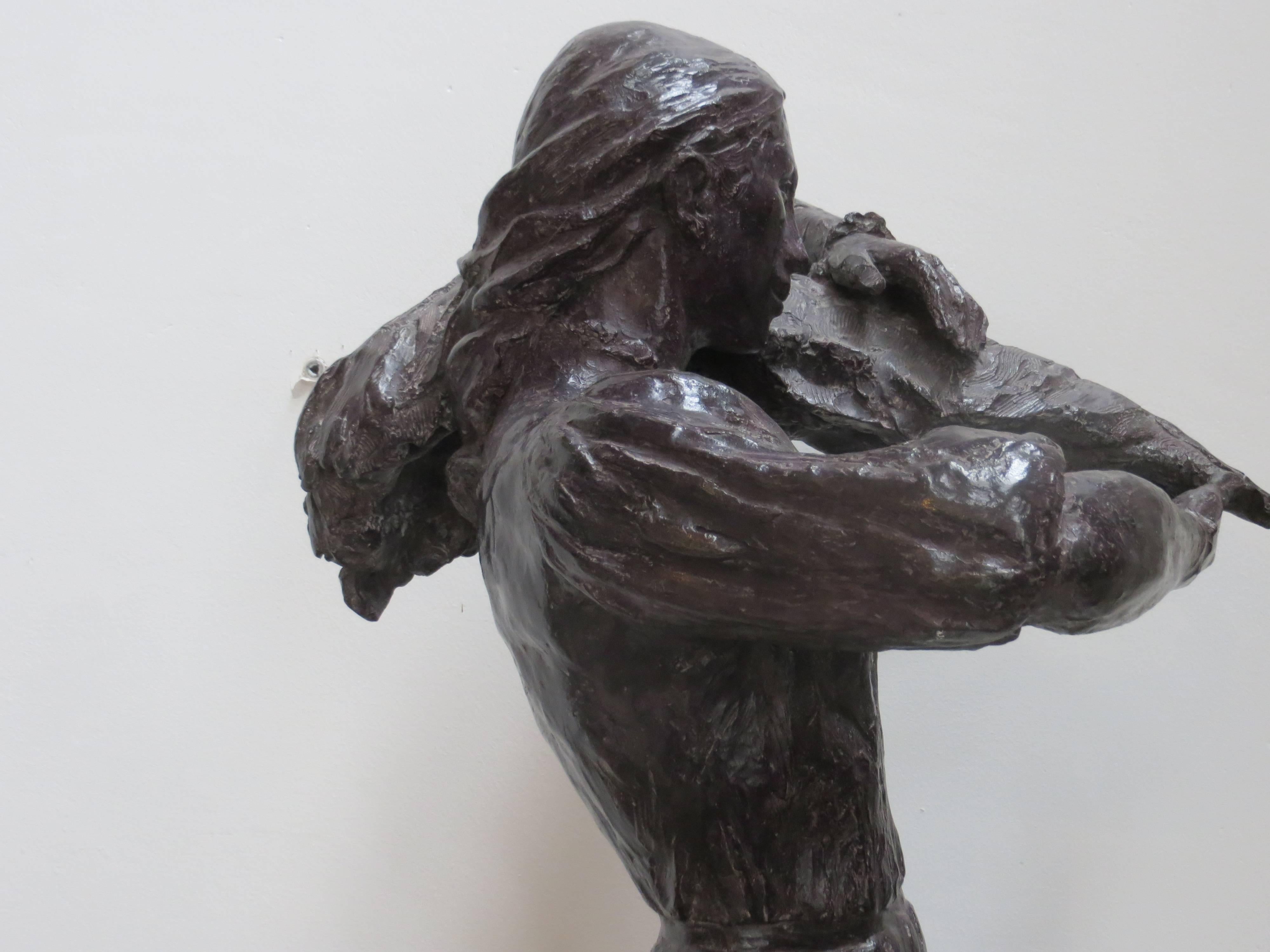 The Valnurese Bronze Cibot - Contemporary Sculpture by Elisabeth Cibot