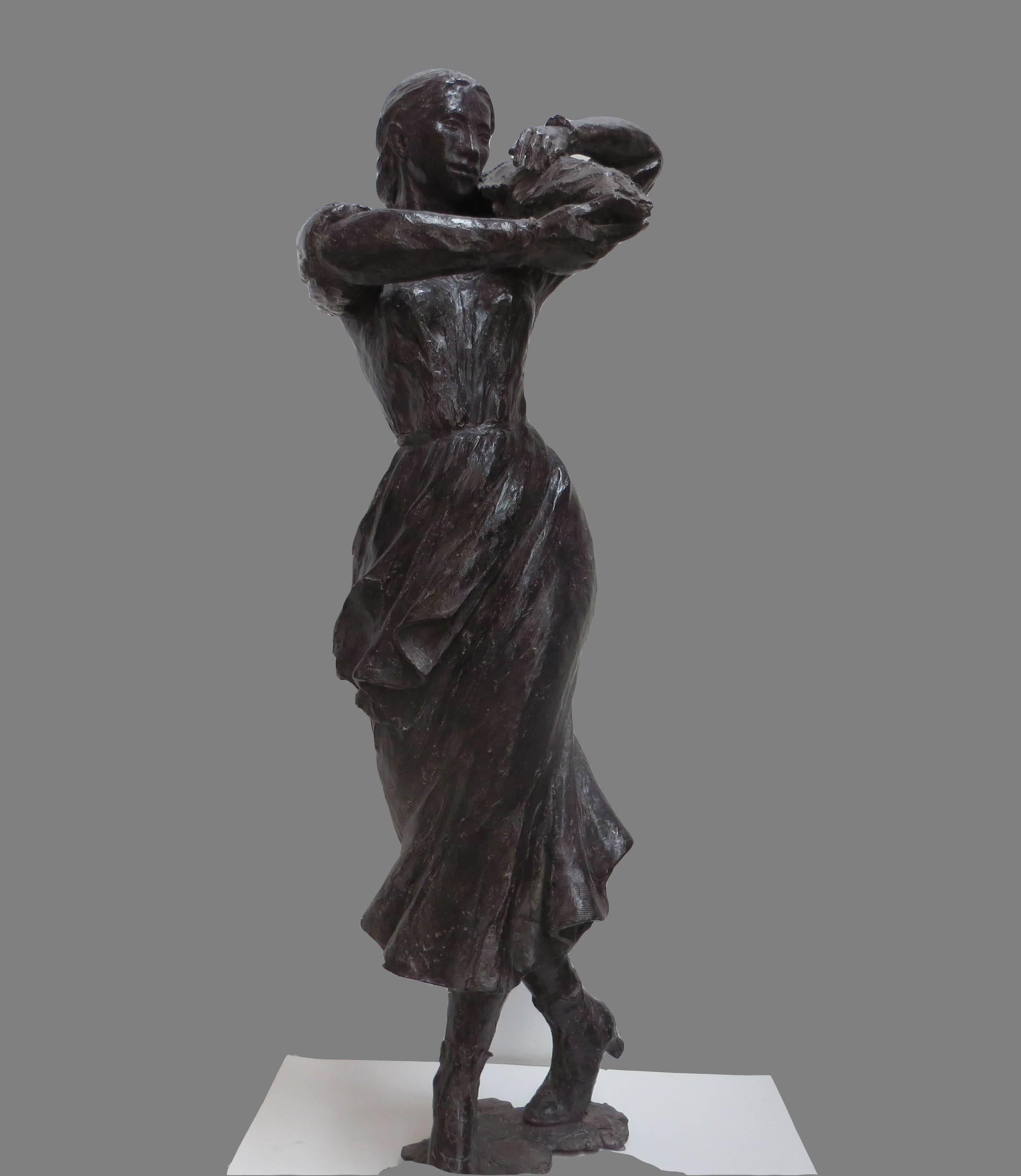 Elisabeth Cibot Figurative Sculpture - The Valnurese Bronze Cibot