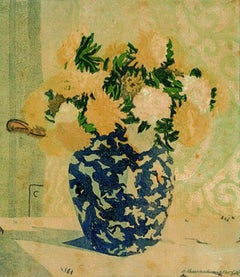 Antique Blumen in Vase