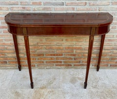 Elisabeth Console in Mahogany Wood