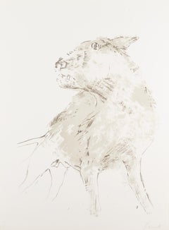 Dog, from Images - 20th Century Dog Print by Elisabeth Frink