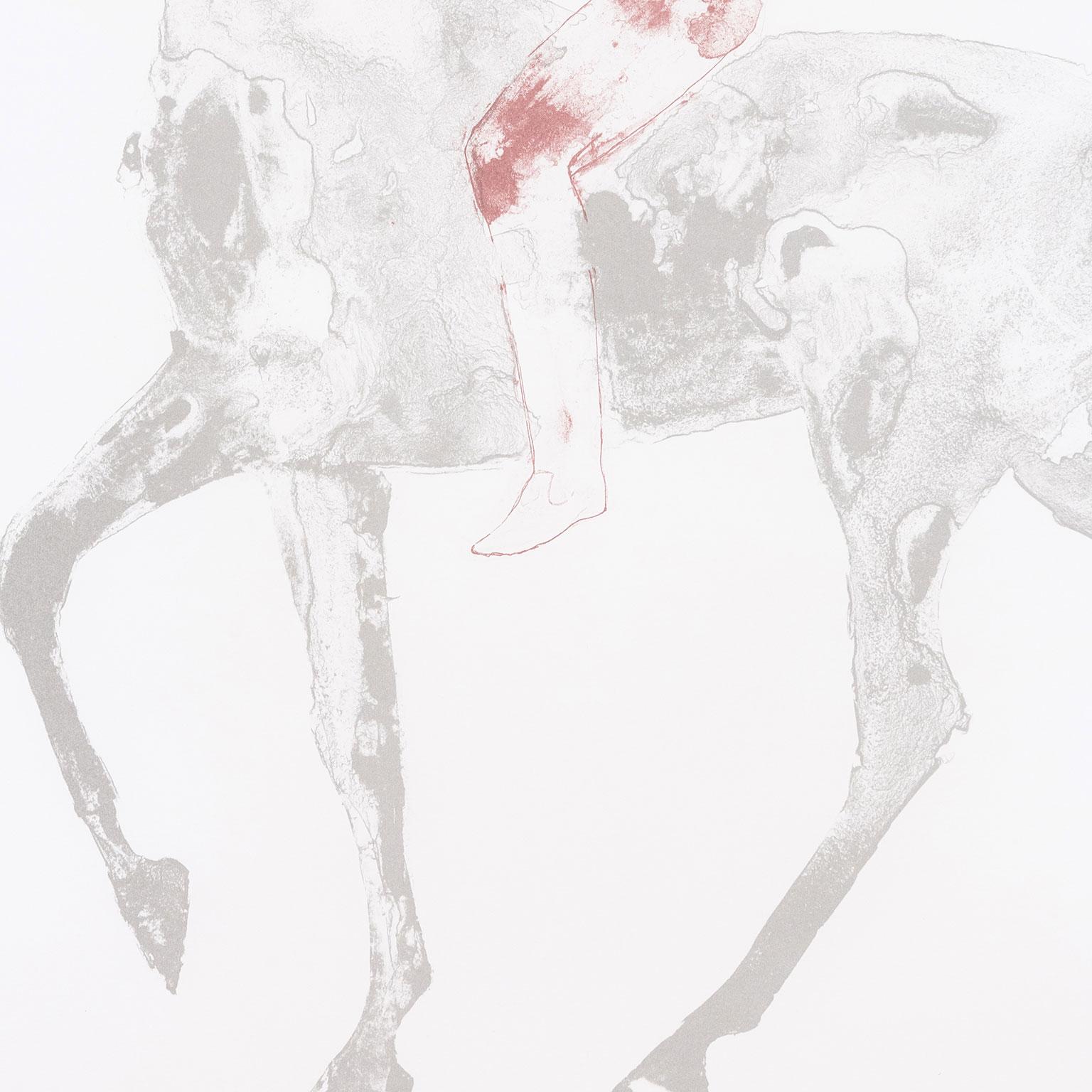 „Horse and Rider I“   1970  Lithographie  Signiert und nummeriert vom Künstler im Angebot 3