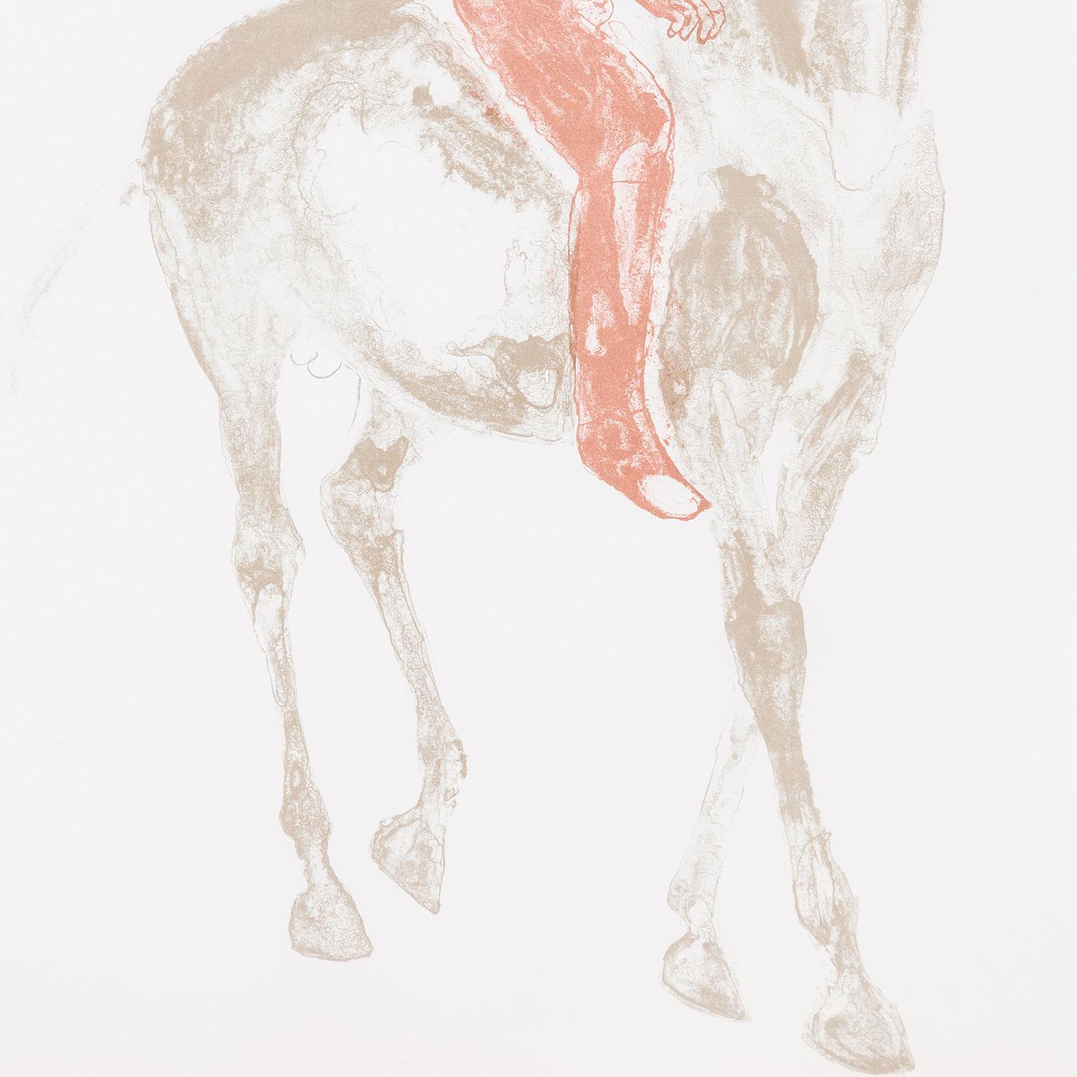 „Horse and Rider III“   1970  Lithographie  Signiert und nummeriert vom Künstler im Angebot 4