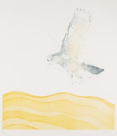 Sparrow Hawk, from Birds of Prey - 20th C. Elisabeth Frink Modernist Bird Print