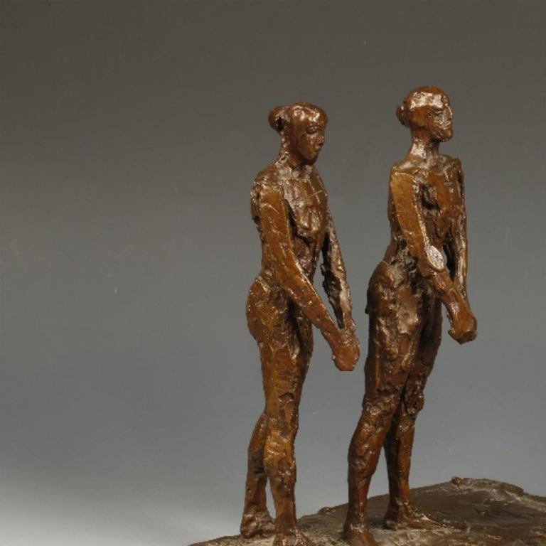 Standing Group - Sculpture by Elisabeth Frink
