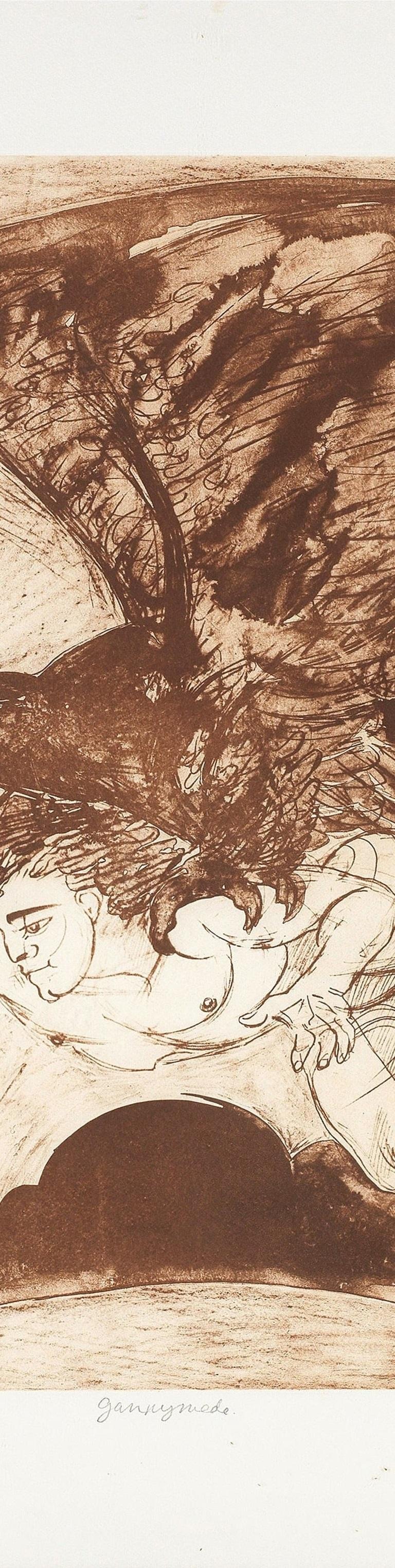 Elisabeth Frink, Gannymede aus „Kinder der Götter“ (Glas) im Angebot